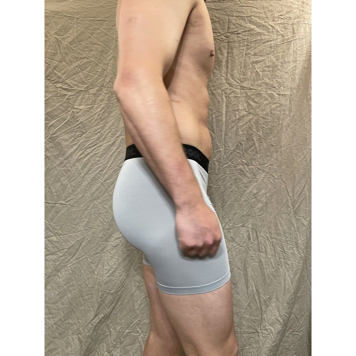 men's Icy Grey 32 degrees cool compression boxer brief Medium