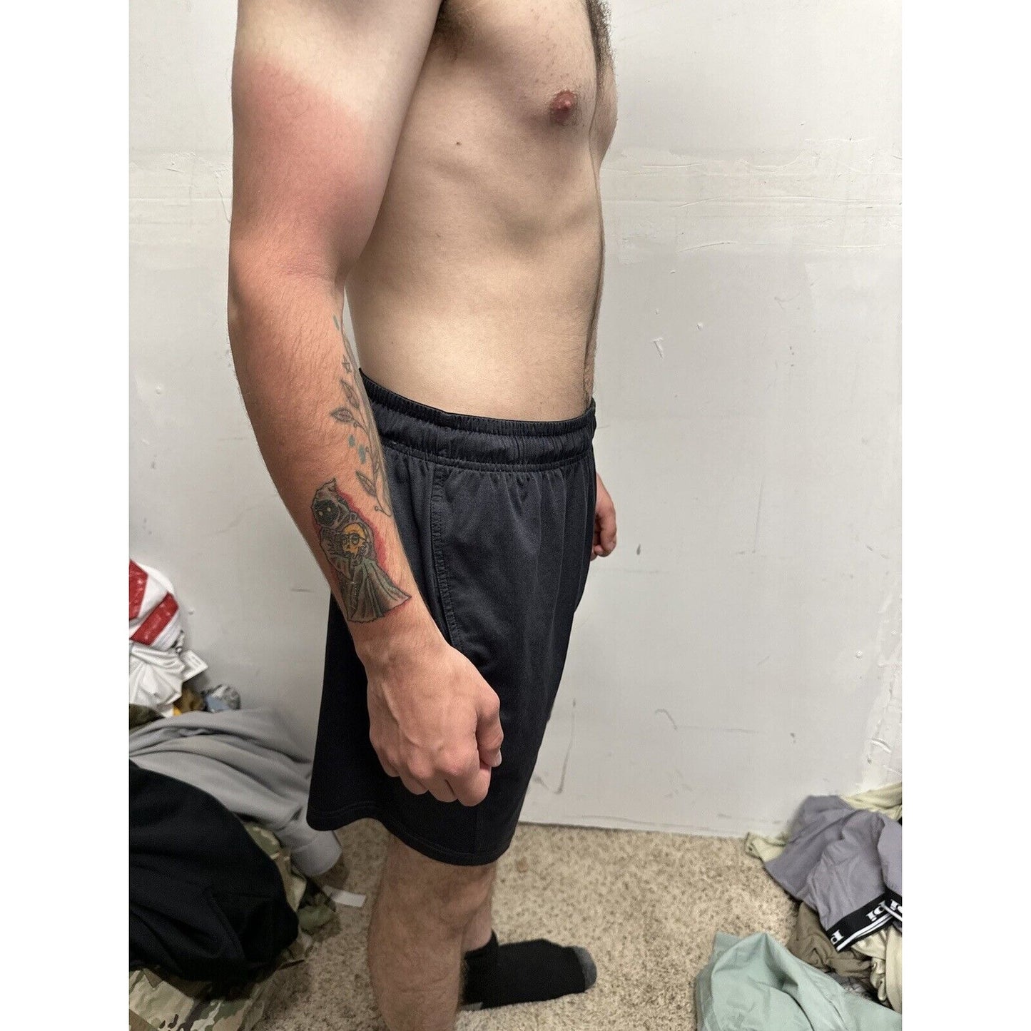 Men’s Black Medium Reebok Shorts With Pockets