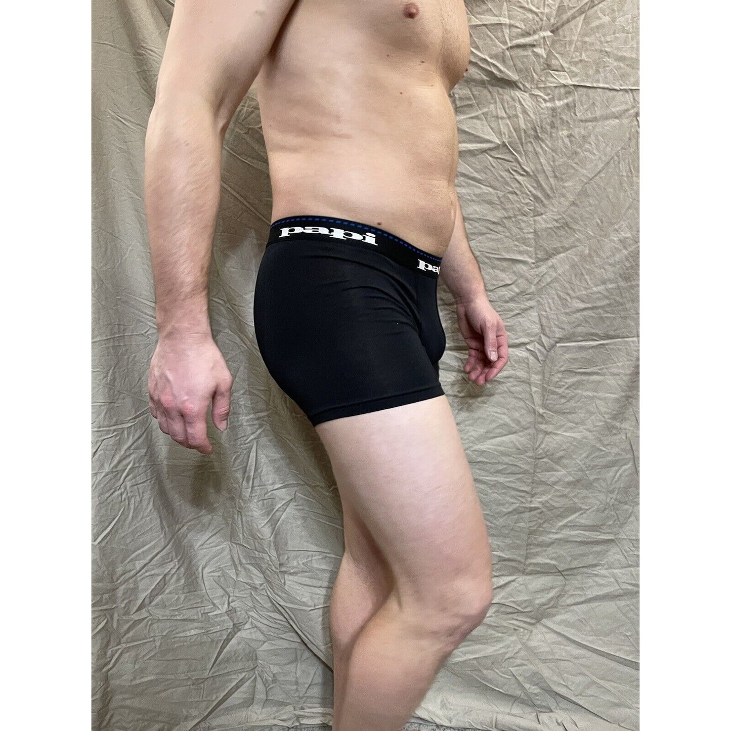 men's black papi small compression shorts