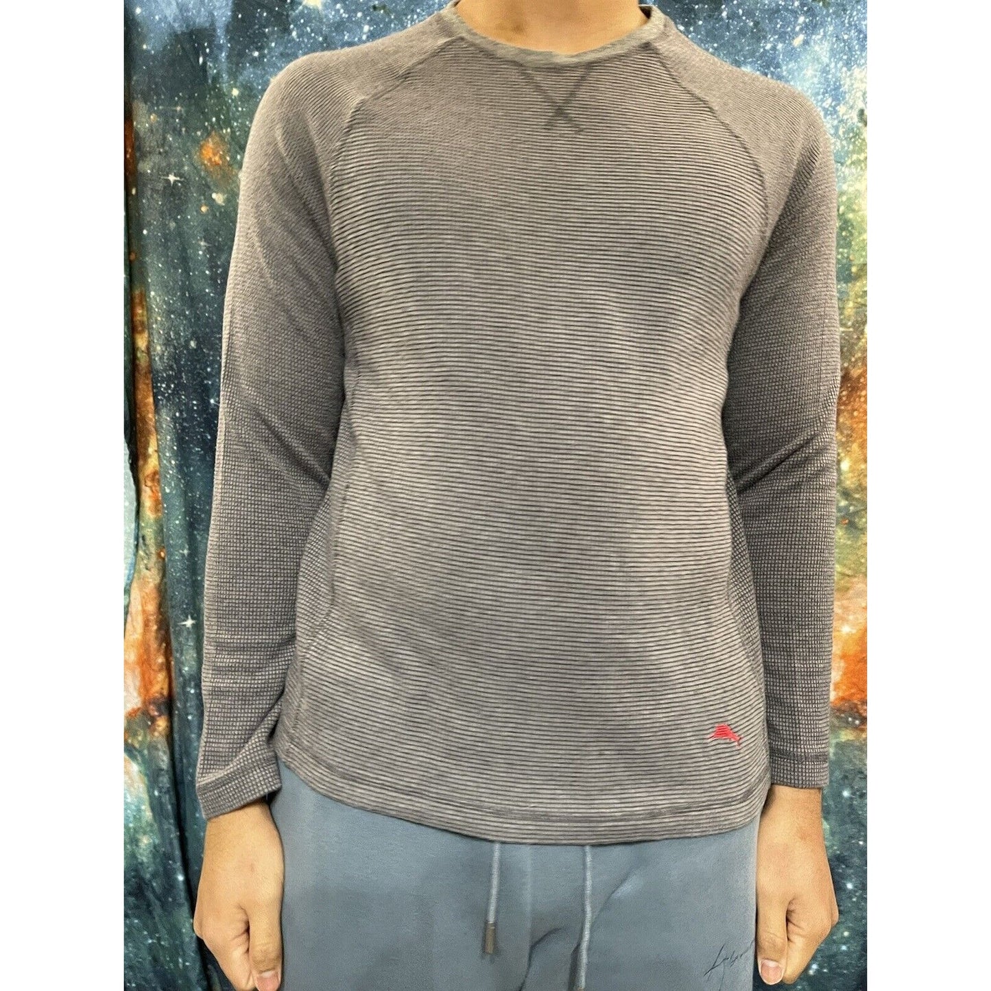 Tommy Bahama Gray Men’s Medium pullover long sleeve sweater