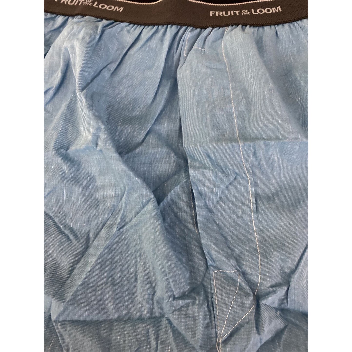 Fruit Of The Loom Men’s XL Sky Blue Cotton-blend Boxer Shorts New