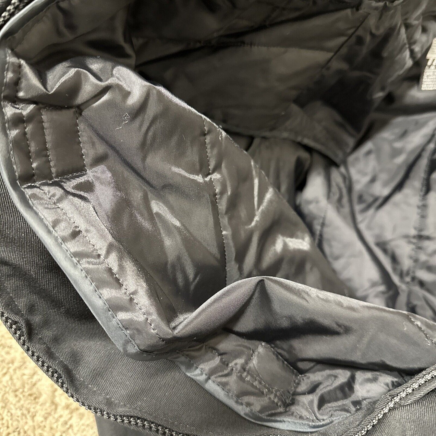 Men’s black Neptune garment company size 46 insulate lining military jacket