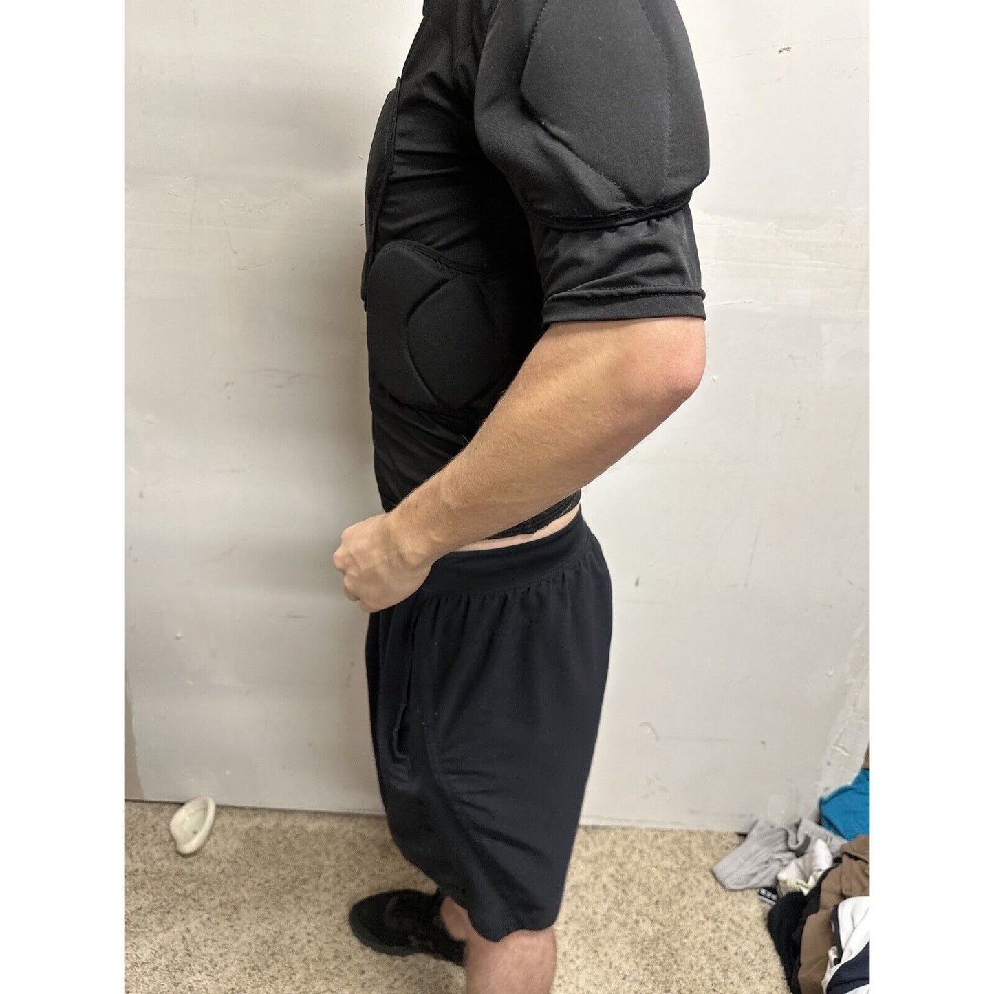 Men’s Black Small Football Pads