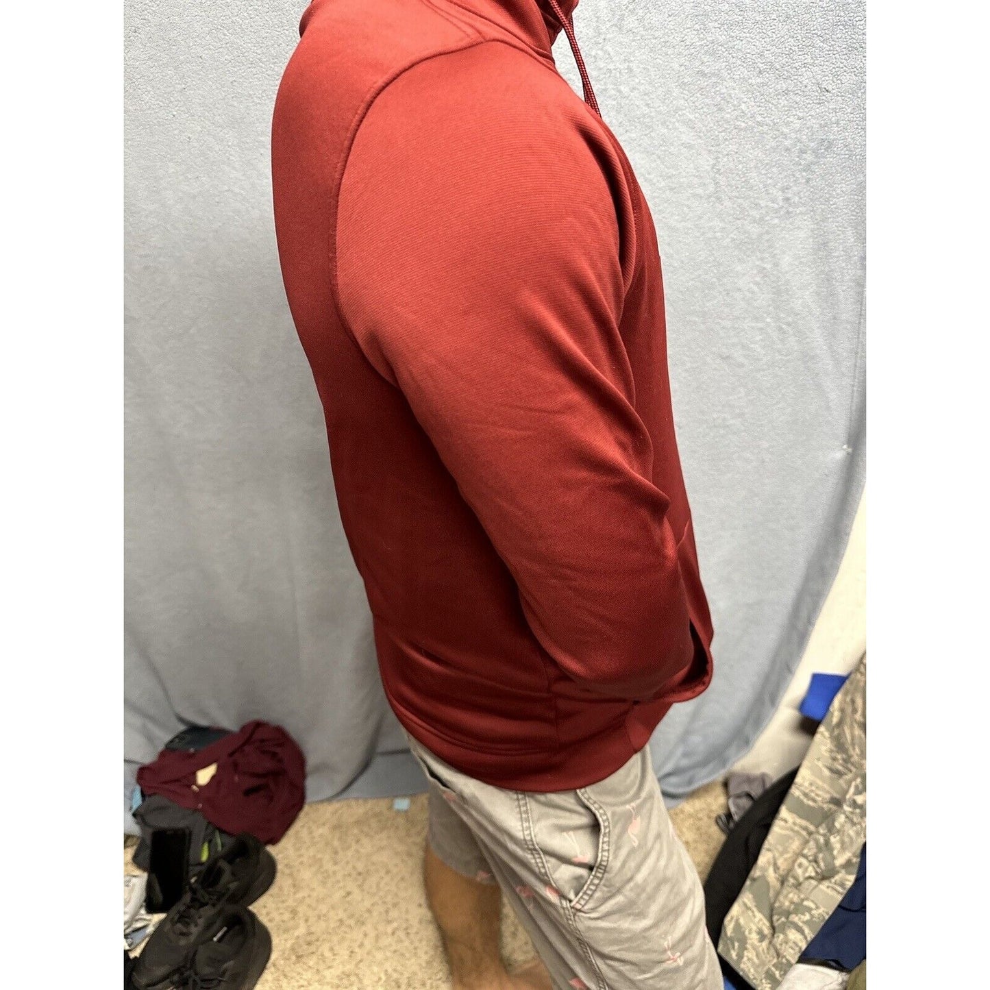 Men’s Maroon Pullover Hoodie Marine Corps Small Under Armour