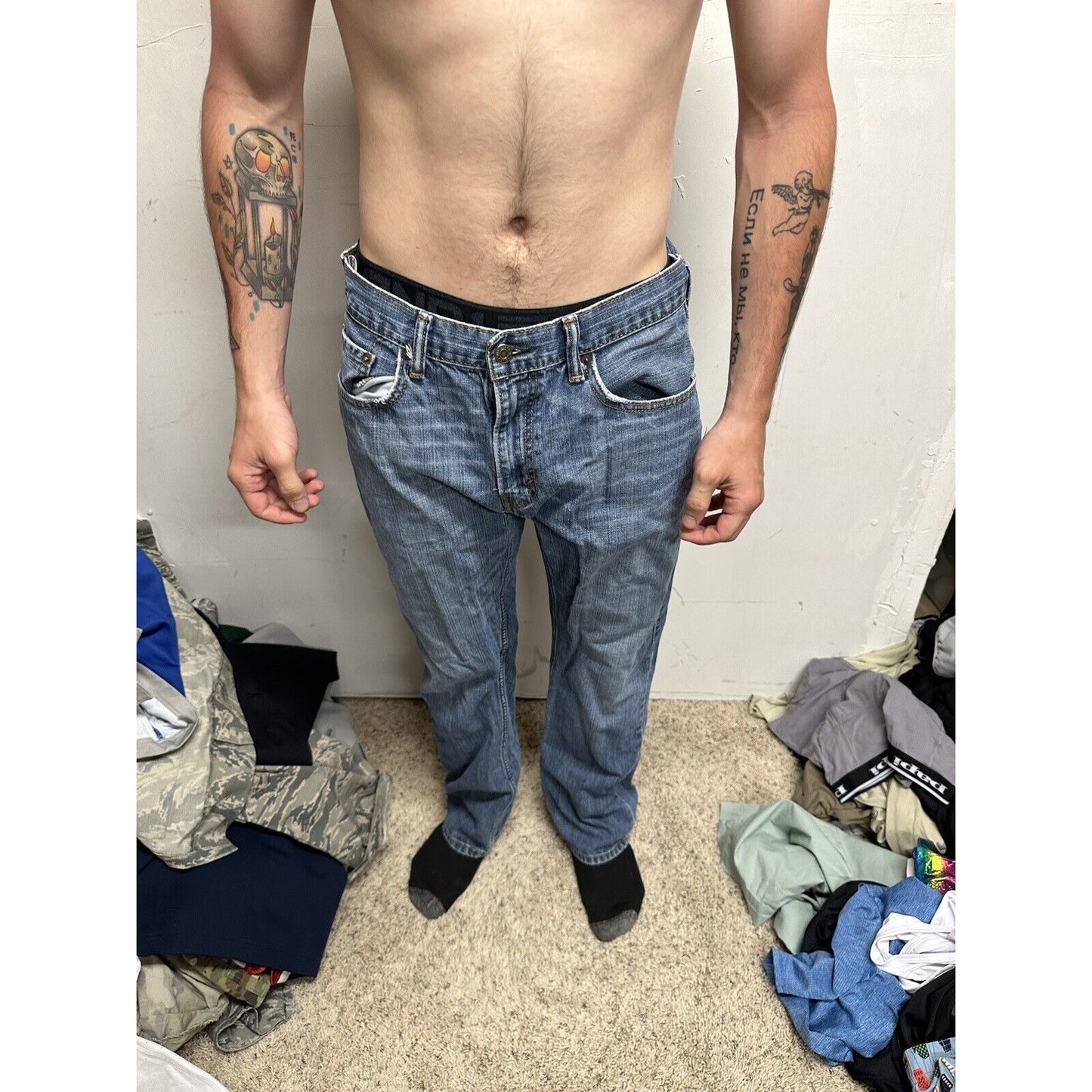 Men’s Levi’s 559 Blue Jeans 33 X 32