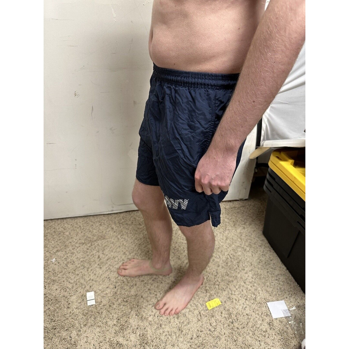 men’s us navy soffe small pt shorts
