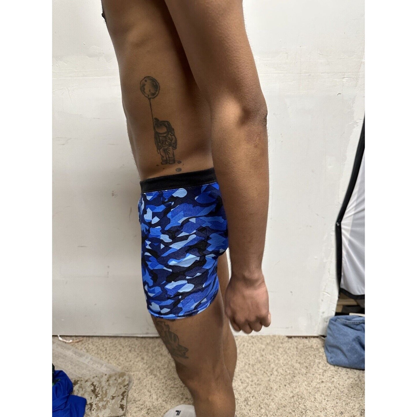 Boys XL blue Camo Hanes boxer briefs