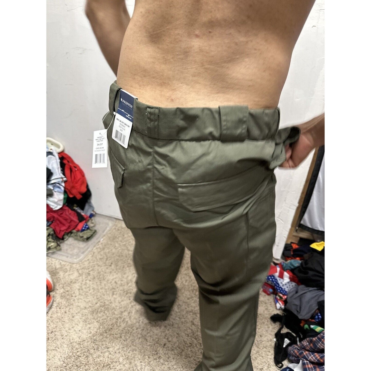 Men’s Propper Line Duty Cargo Pant Olive 34/37 Pants
