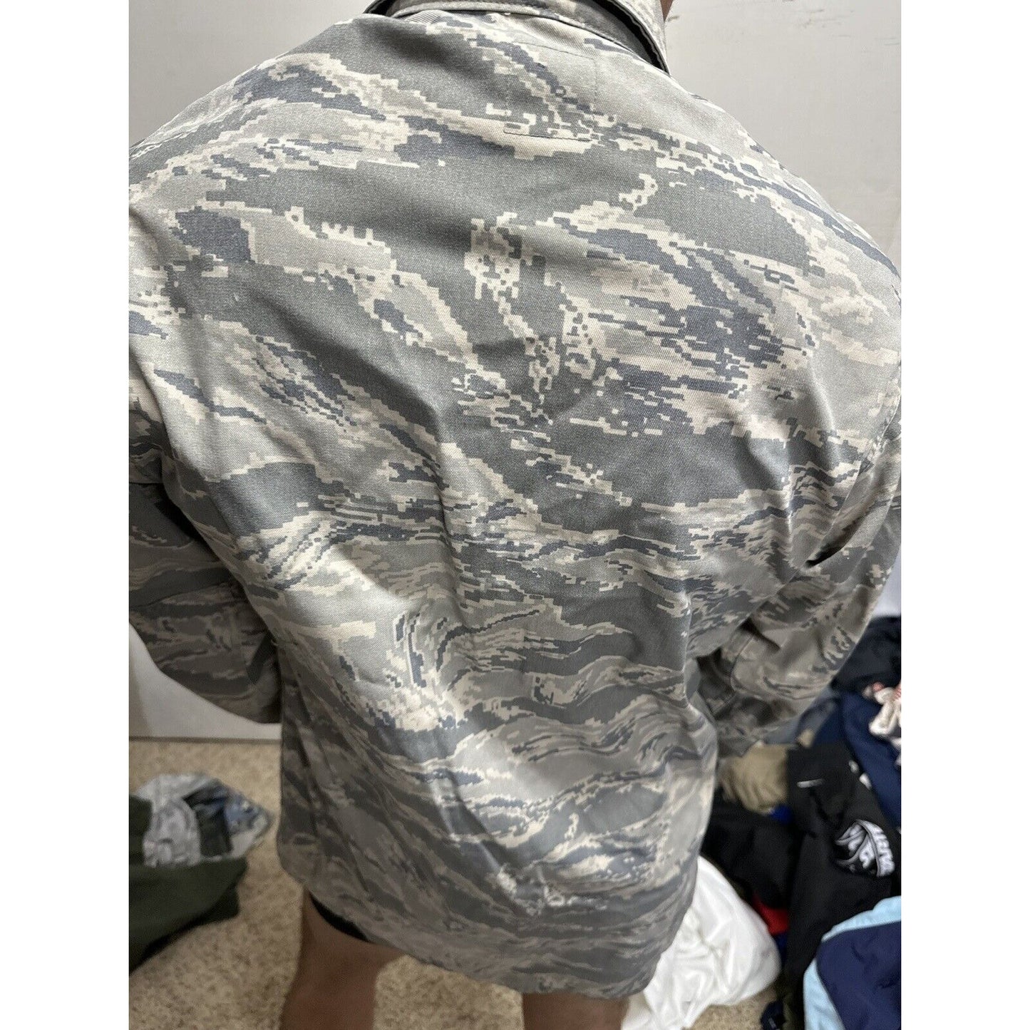 Men’s Abu Airman Battle Uniform Coat Civil Air Patrol Top 38XL Capt Patches