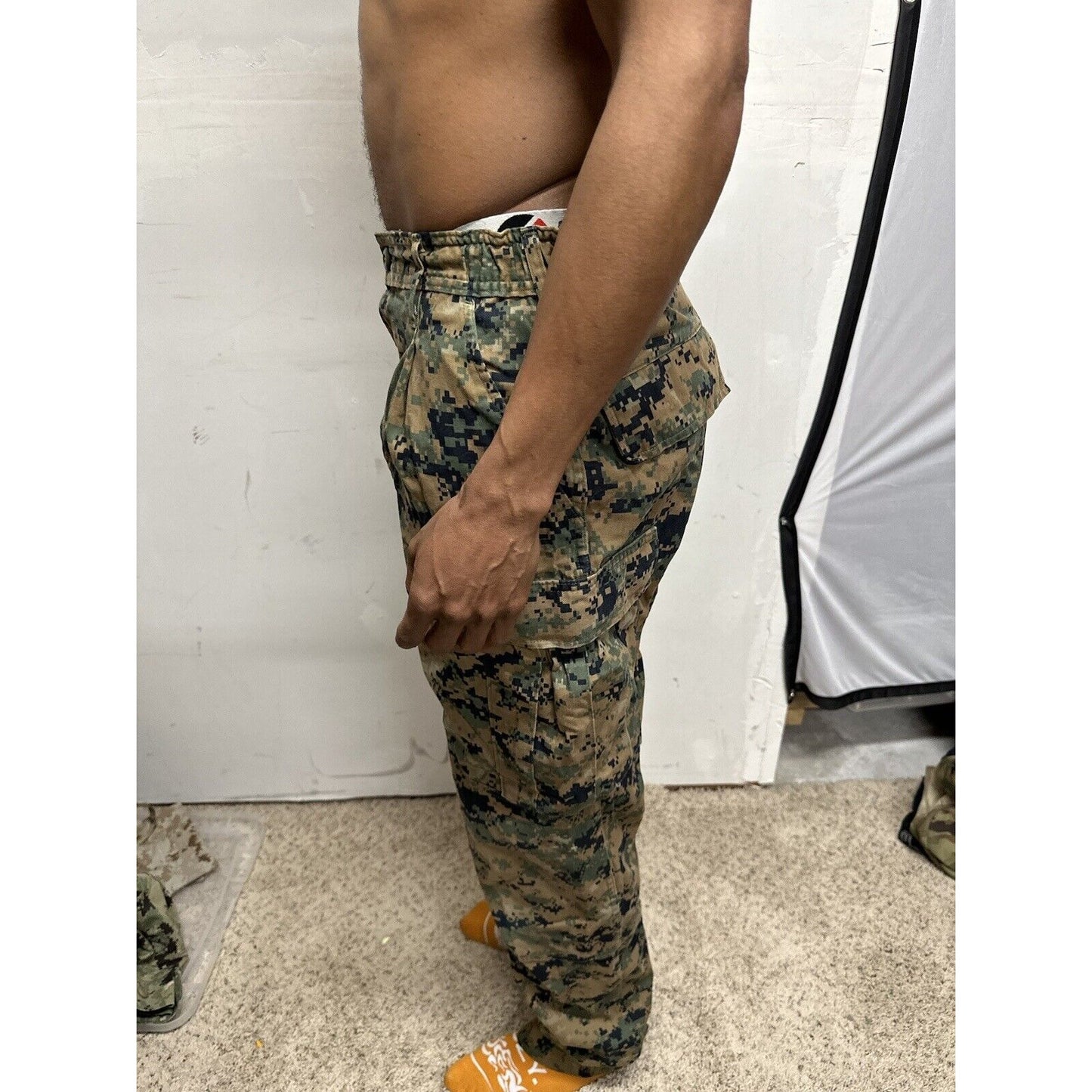 Men’s USMC Woodland Marine Pants Trousers Small Long