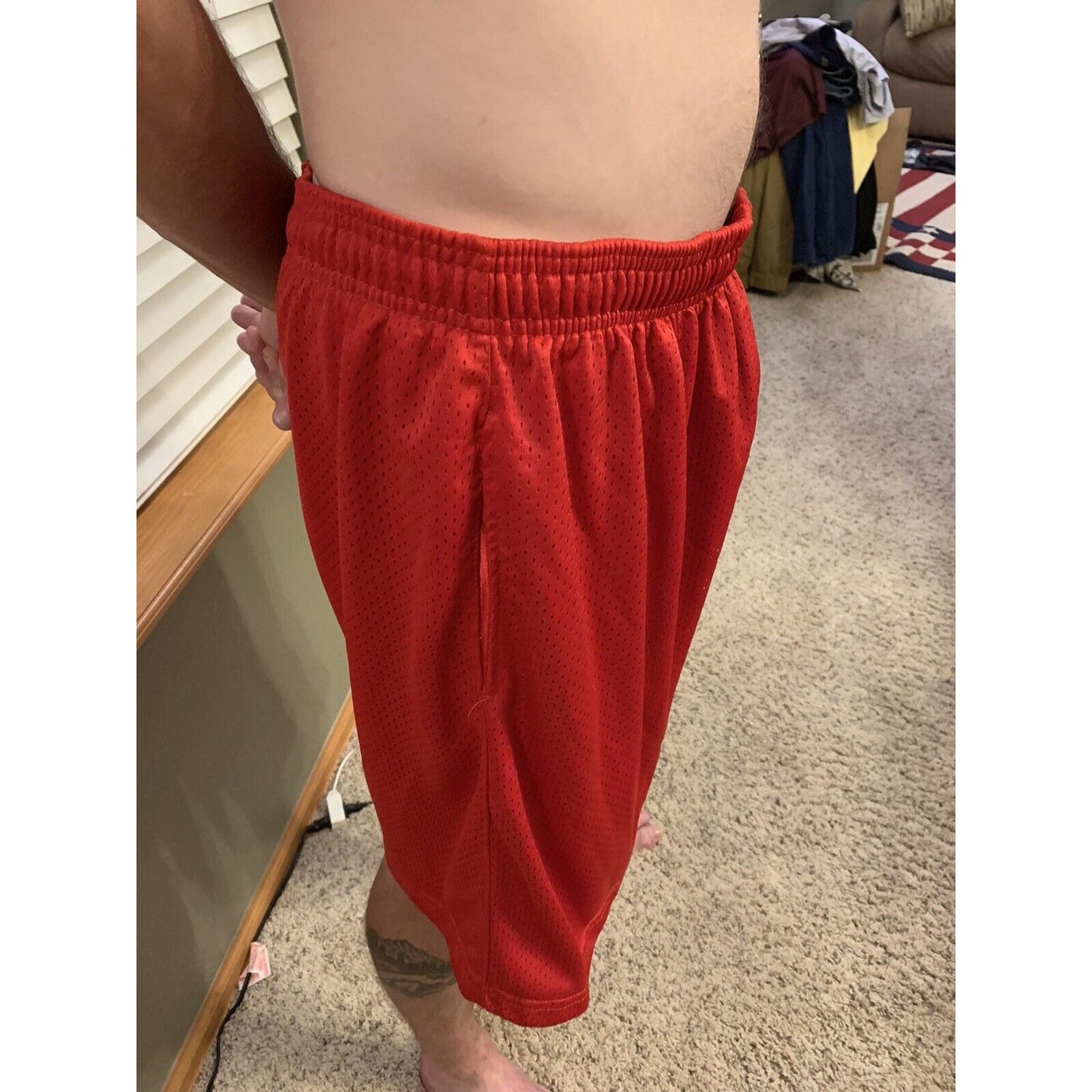 US Polo Assn Shorts Men’s Extra Large Red Mesh XL