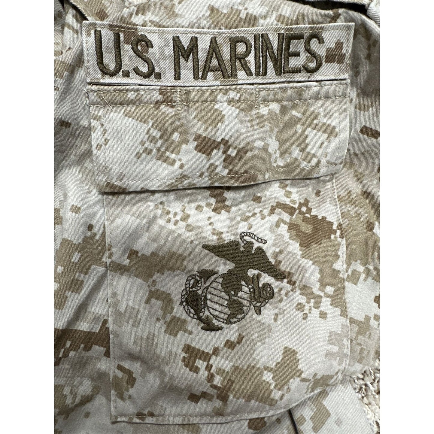 Men’s USMC Marine Corps Blouse Top Uniform Large Short