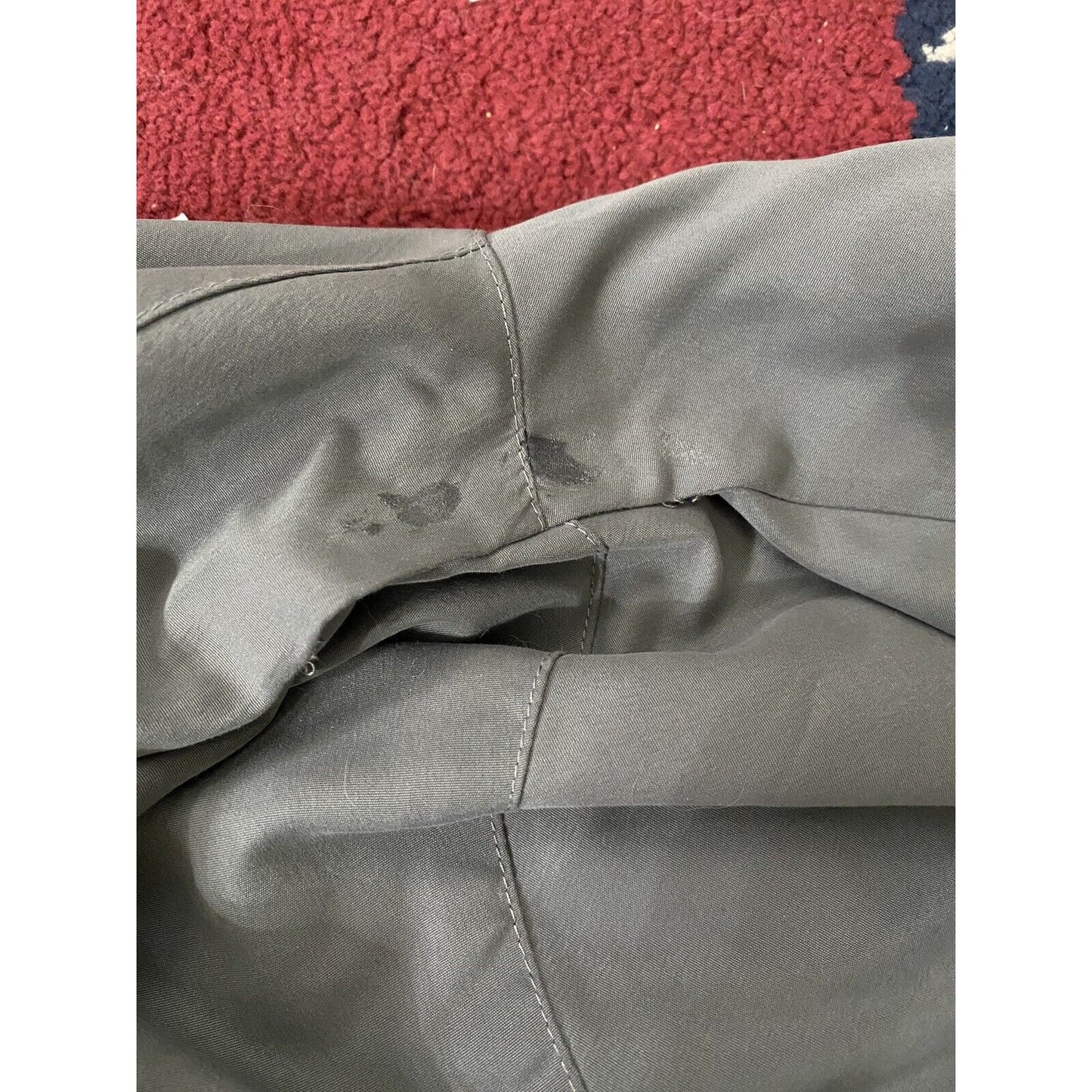 Russell Athletic Gray Windbreaker Full-Zip Jacket Men Size XL Polyester