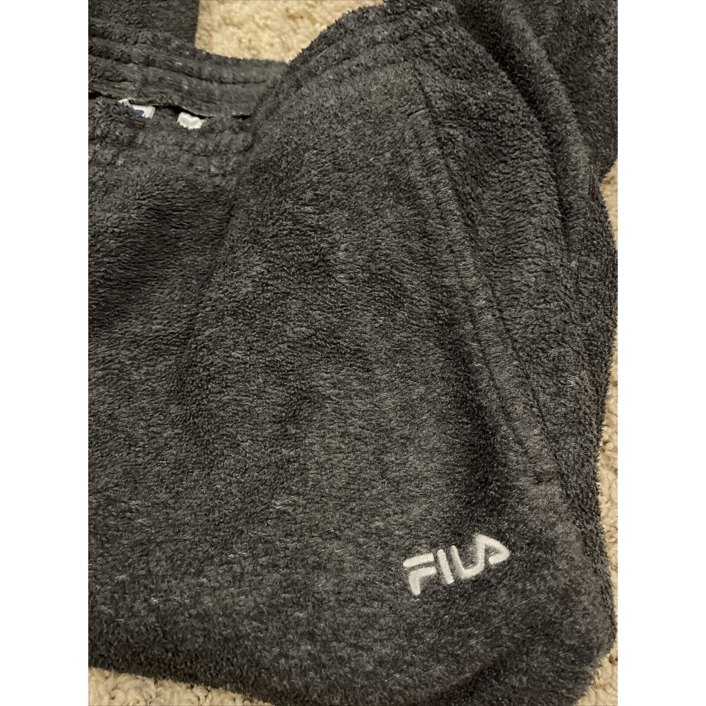 Men’s Fila Large Gray Sweat Pants With Pockets