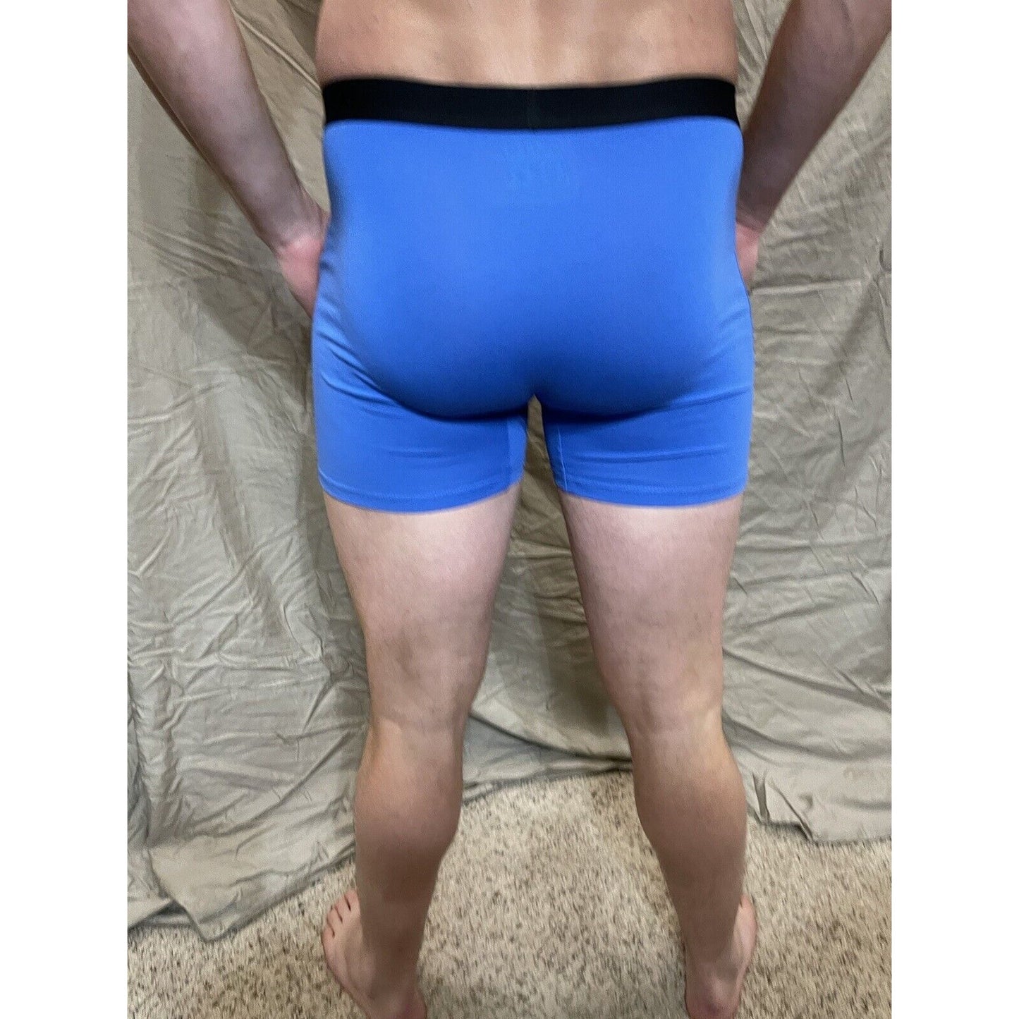 men's blue inersy weekly medium compression shorts