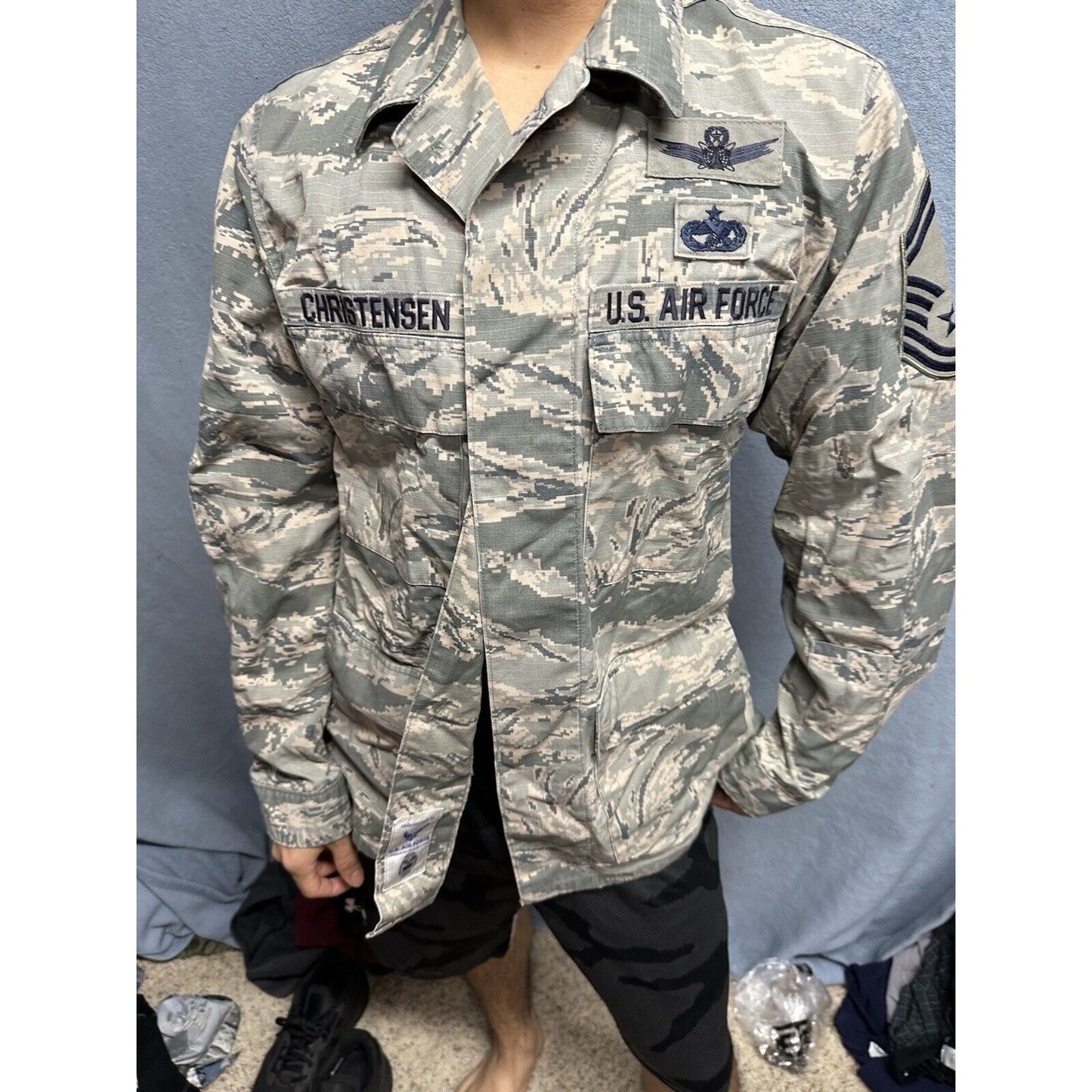 Men’s Abu Airman Battle Uniform Air Force Top Blouse 40R USAF
