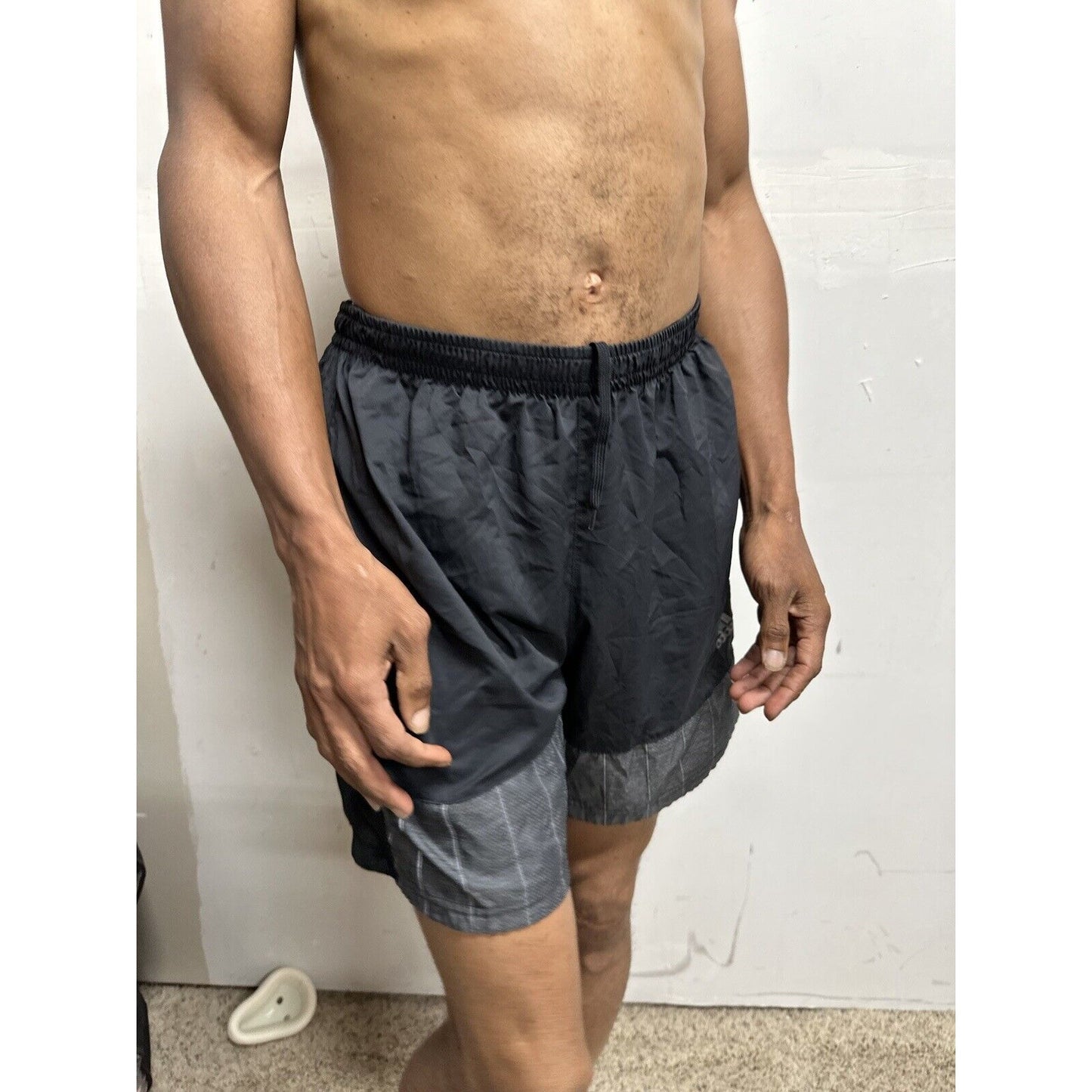 Men’s Black Adidas Supernova Athletic Shorts Fits Like Medium