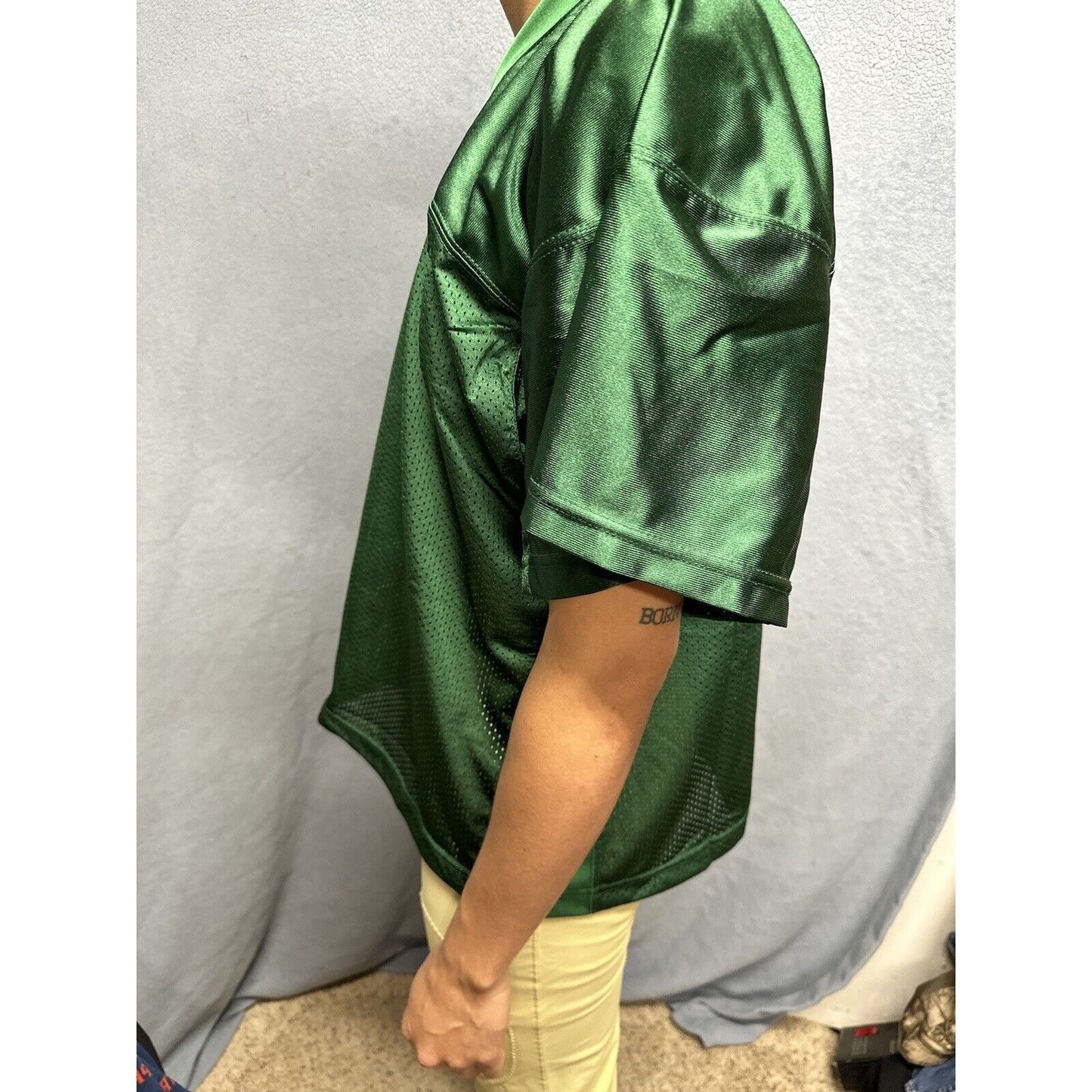 Men’s Green Champro Adult Large Football Jersey