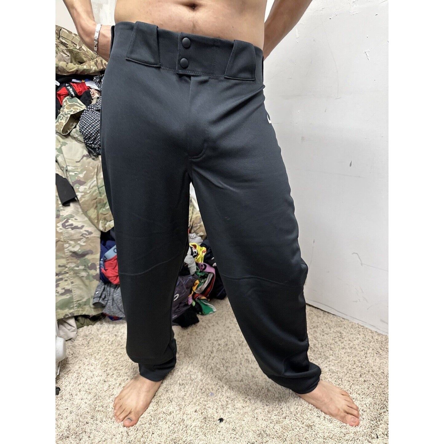 Men’s Black Team Nike Large Baseball Pants Engineered