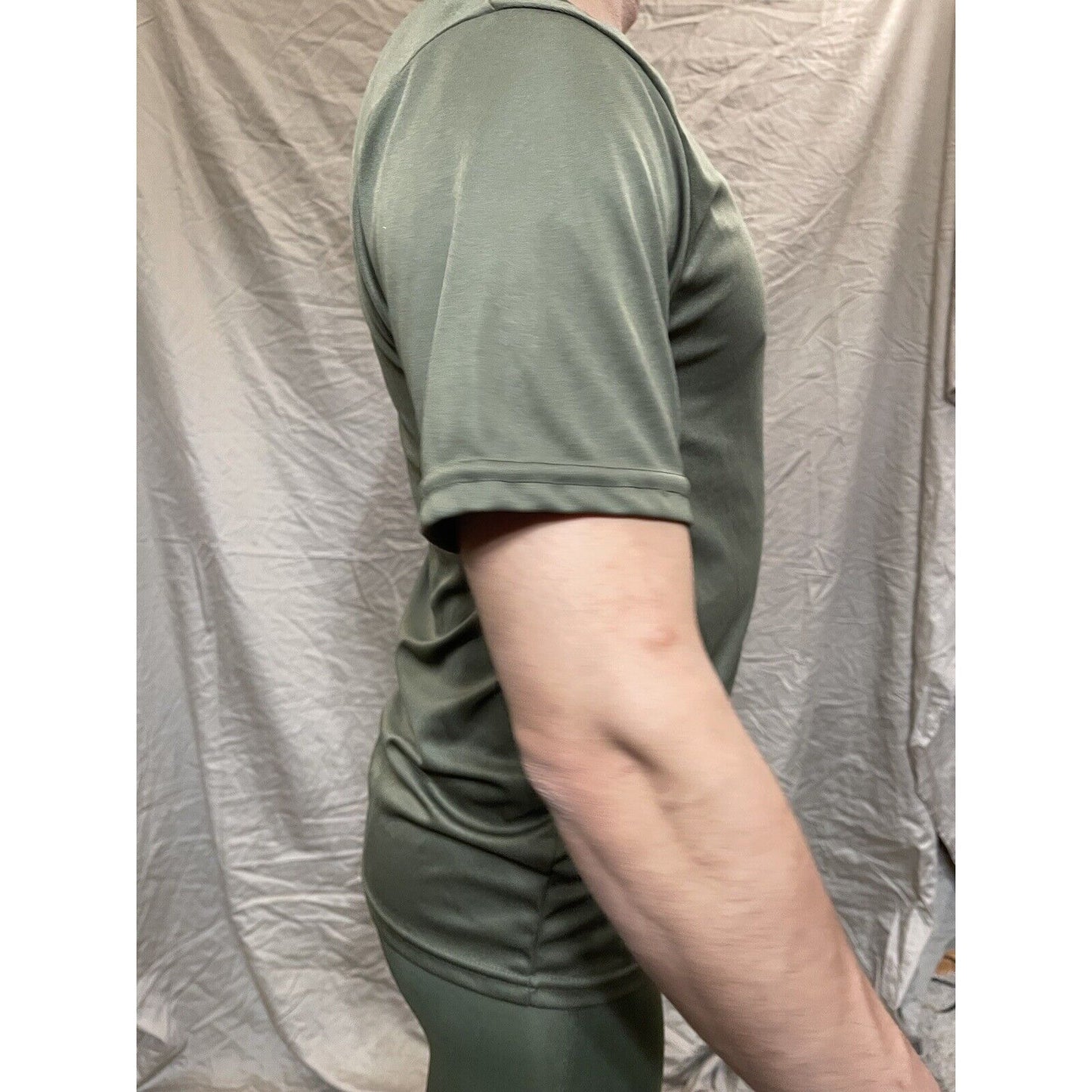 Men's Augusta Sportswear Moisture Management Athletic shirt Olive Green Small