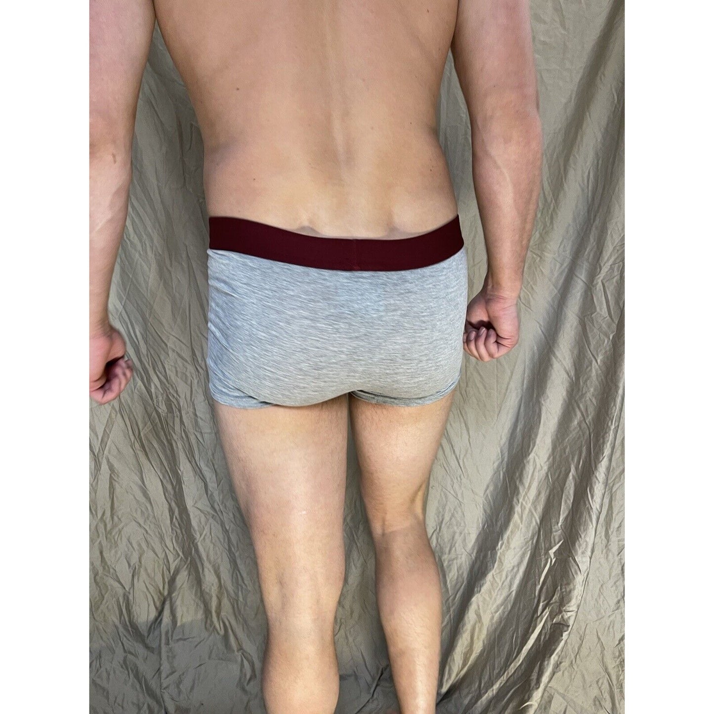 men's aero aeropostale Gray boxer brief