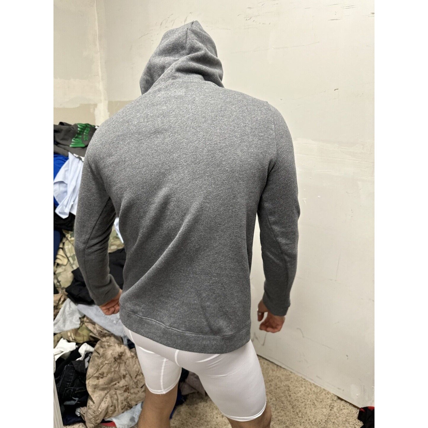 Men’s Gray OC Lacrosse Under Armour Loose Cold Gear Small Hoodie