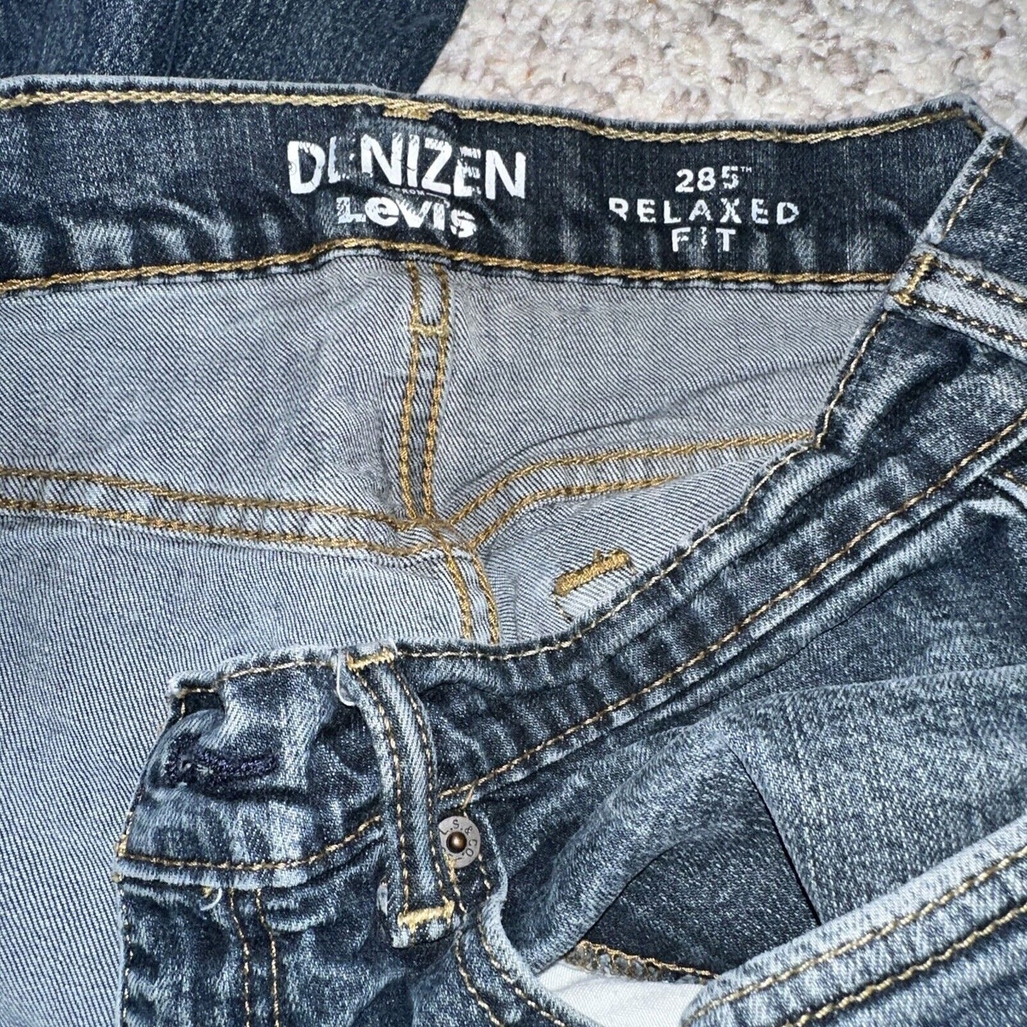 Men’s Denizen Levi’s 285 Relaxed Fit 32 X 32 Blue Jeans