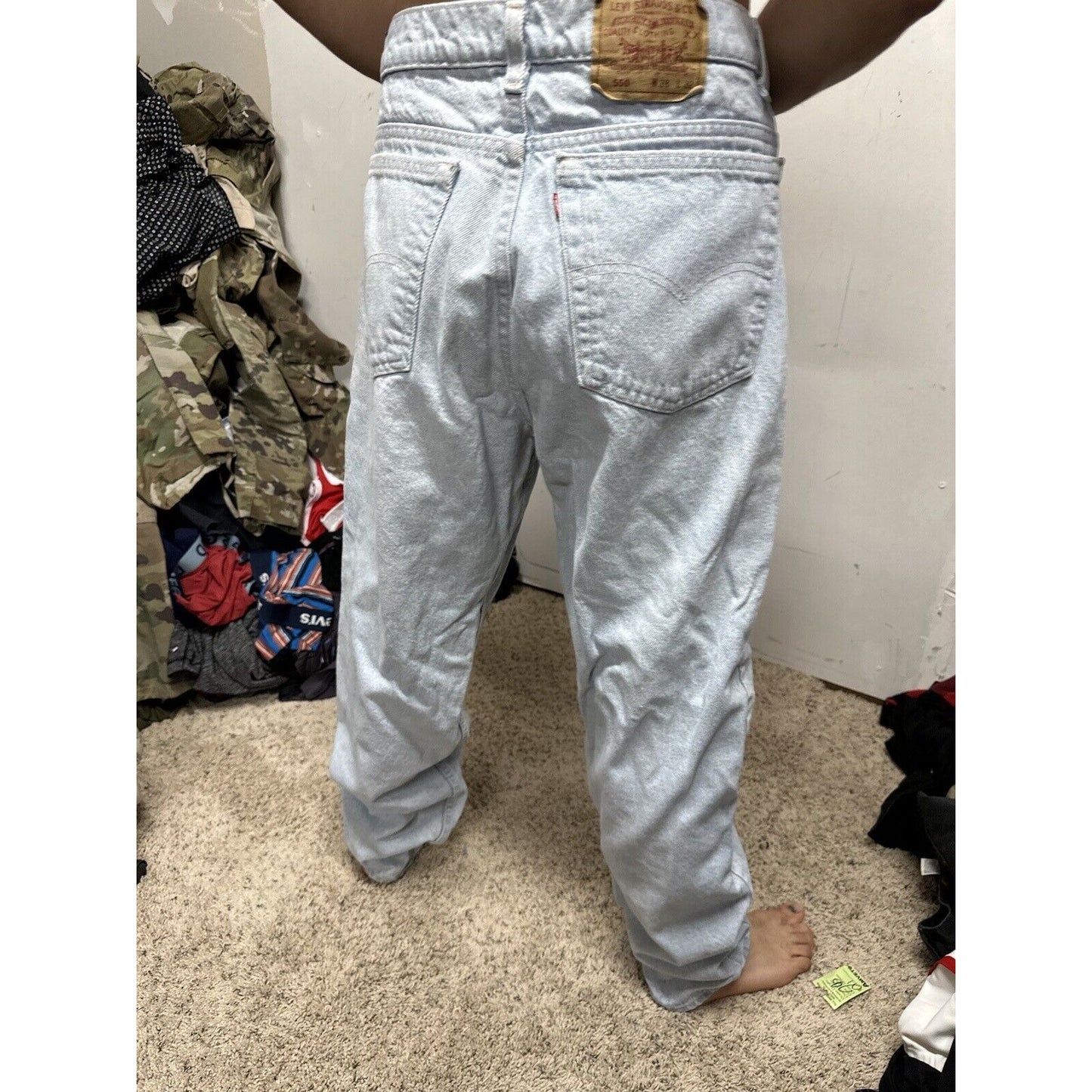 Men’s Light Blue Levi’s 550 38 X 32 Jeans