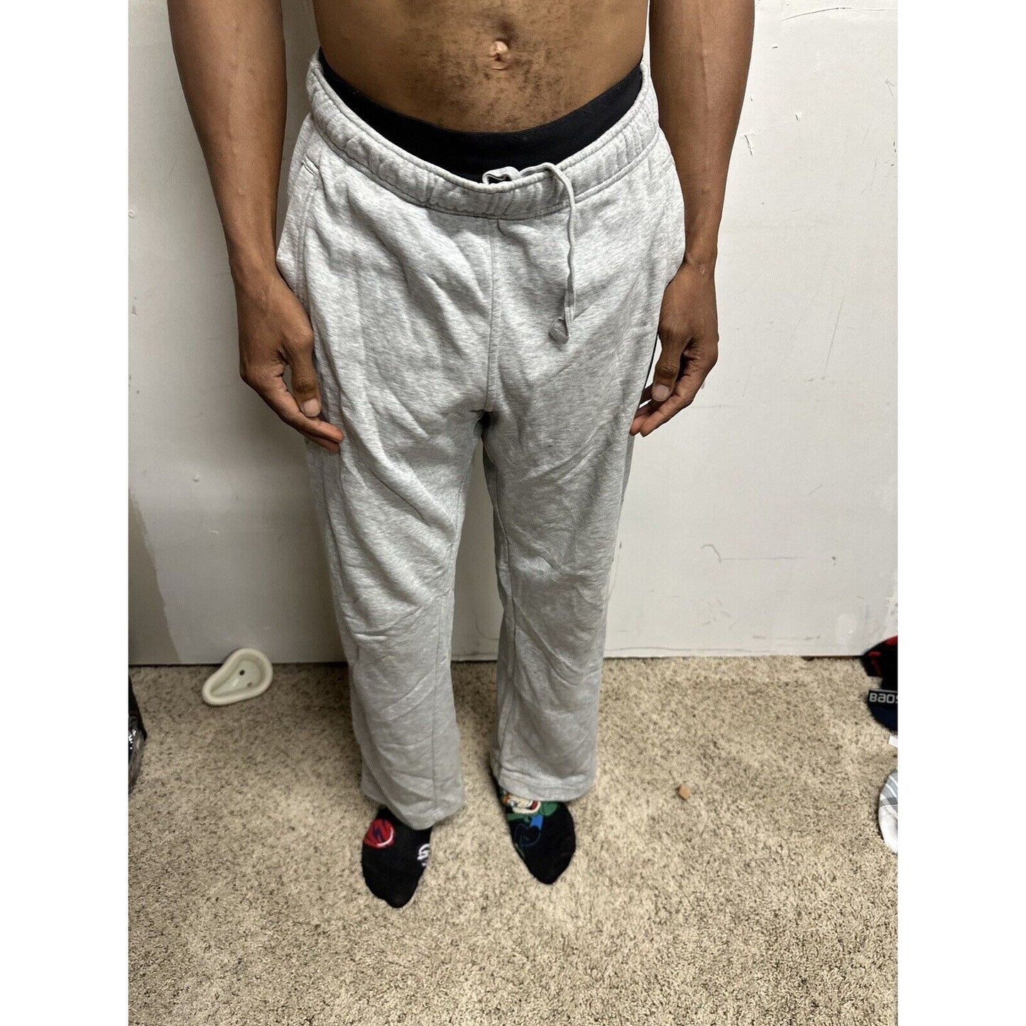 Men’s Medium Gray Puma Sweat Pants With Pockets