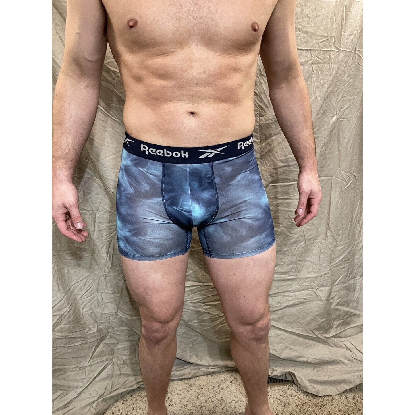 men's reebok small multicolor compression shorts