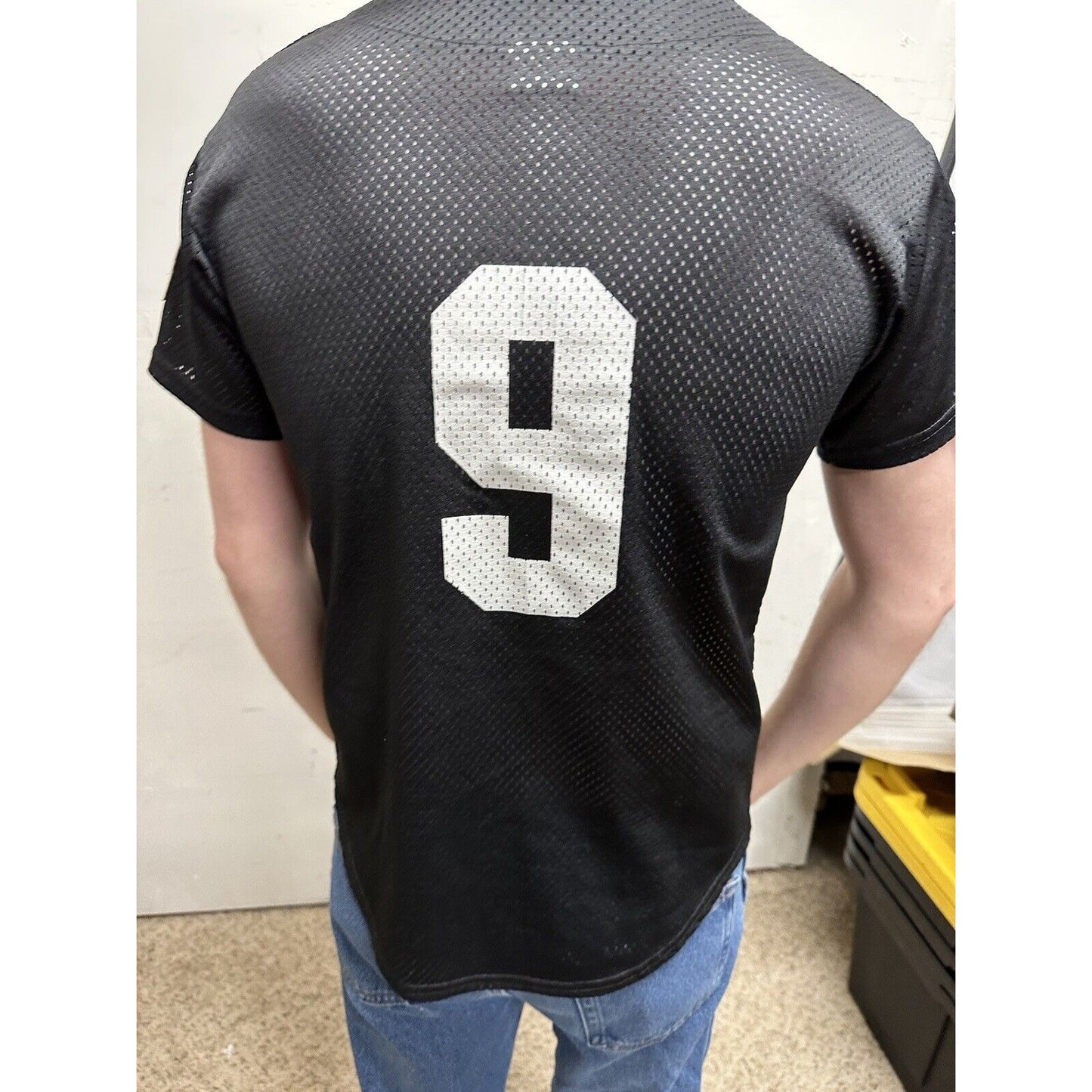 teen large black baseball jersey little league white sox team mlb majestic