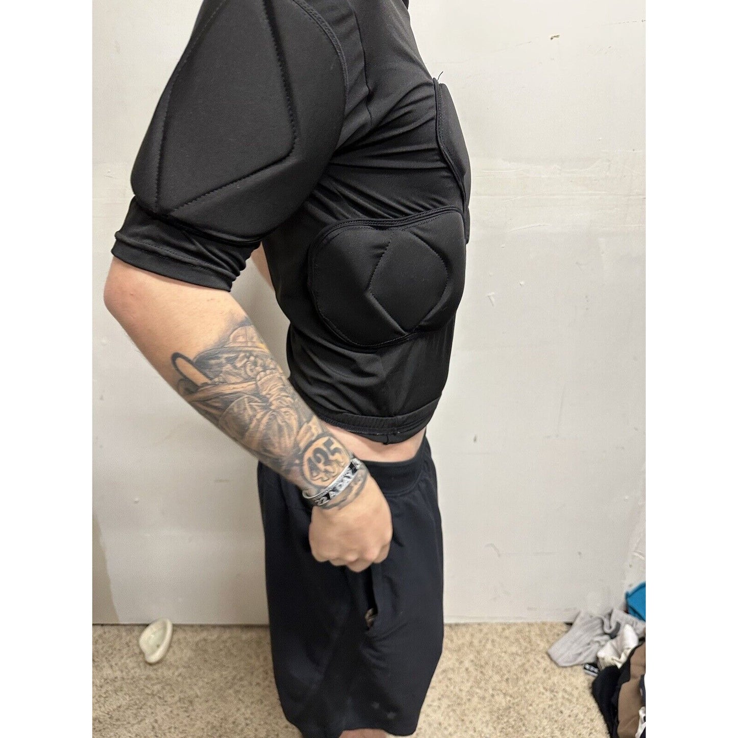 Men’s Black Small Football Pads
