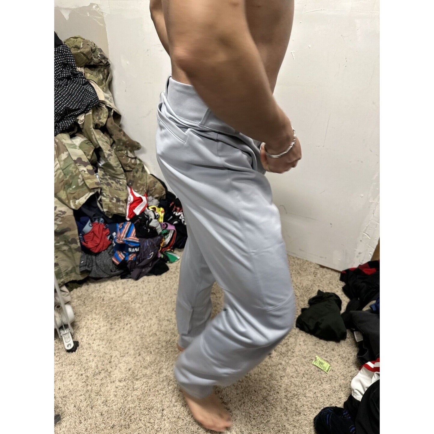 Men’s Nike Team Grey Baseball Pants Engineered Large