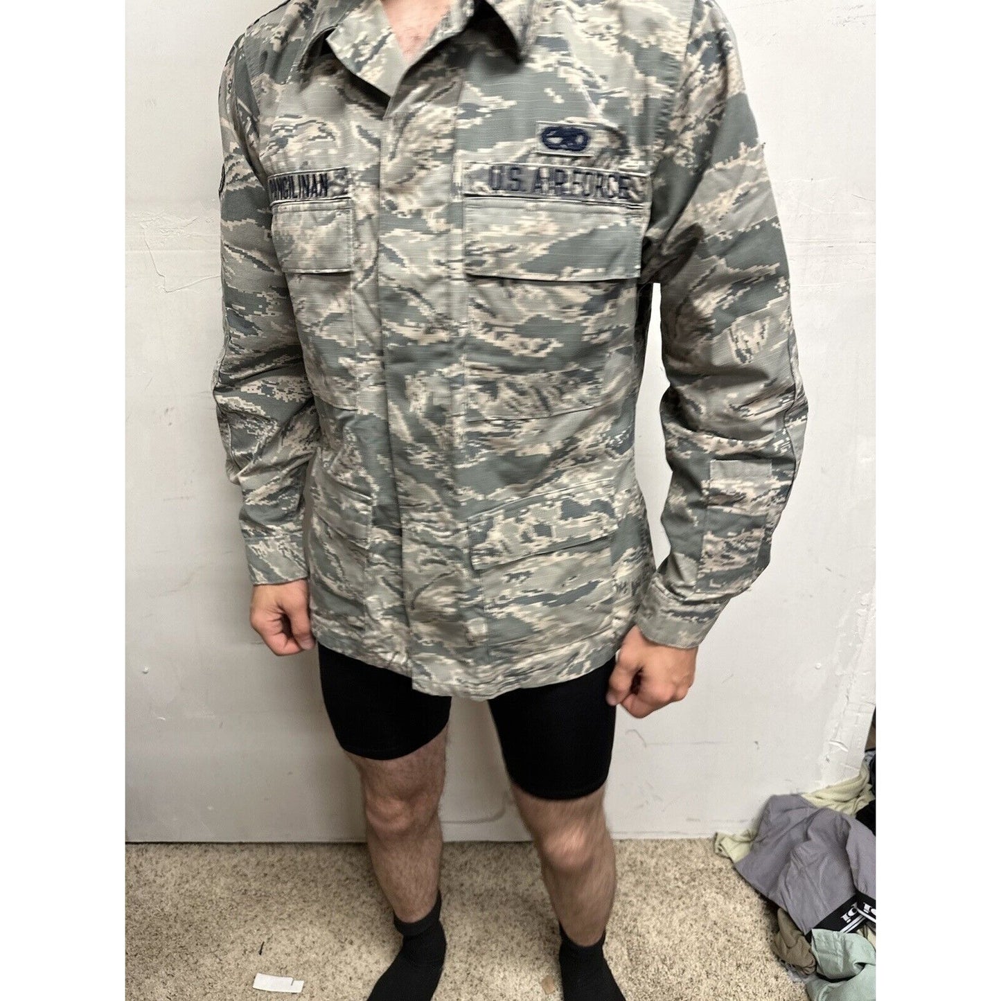 Men’s ABU Air Force Civil Air Patrol Top Blouse 40R USAF Uniform