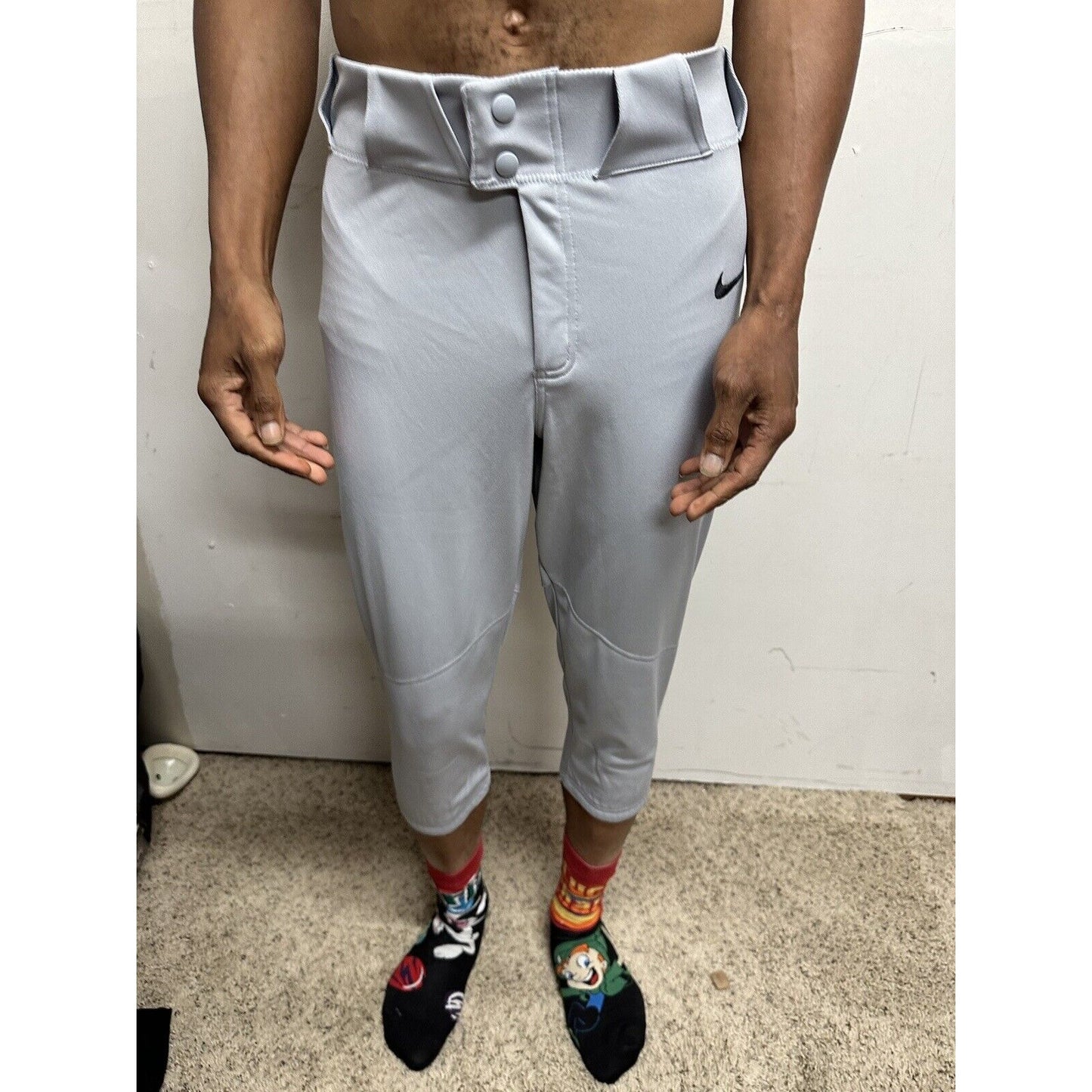 Men’s Gray Team Nike Large Baseball Pants