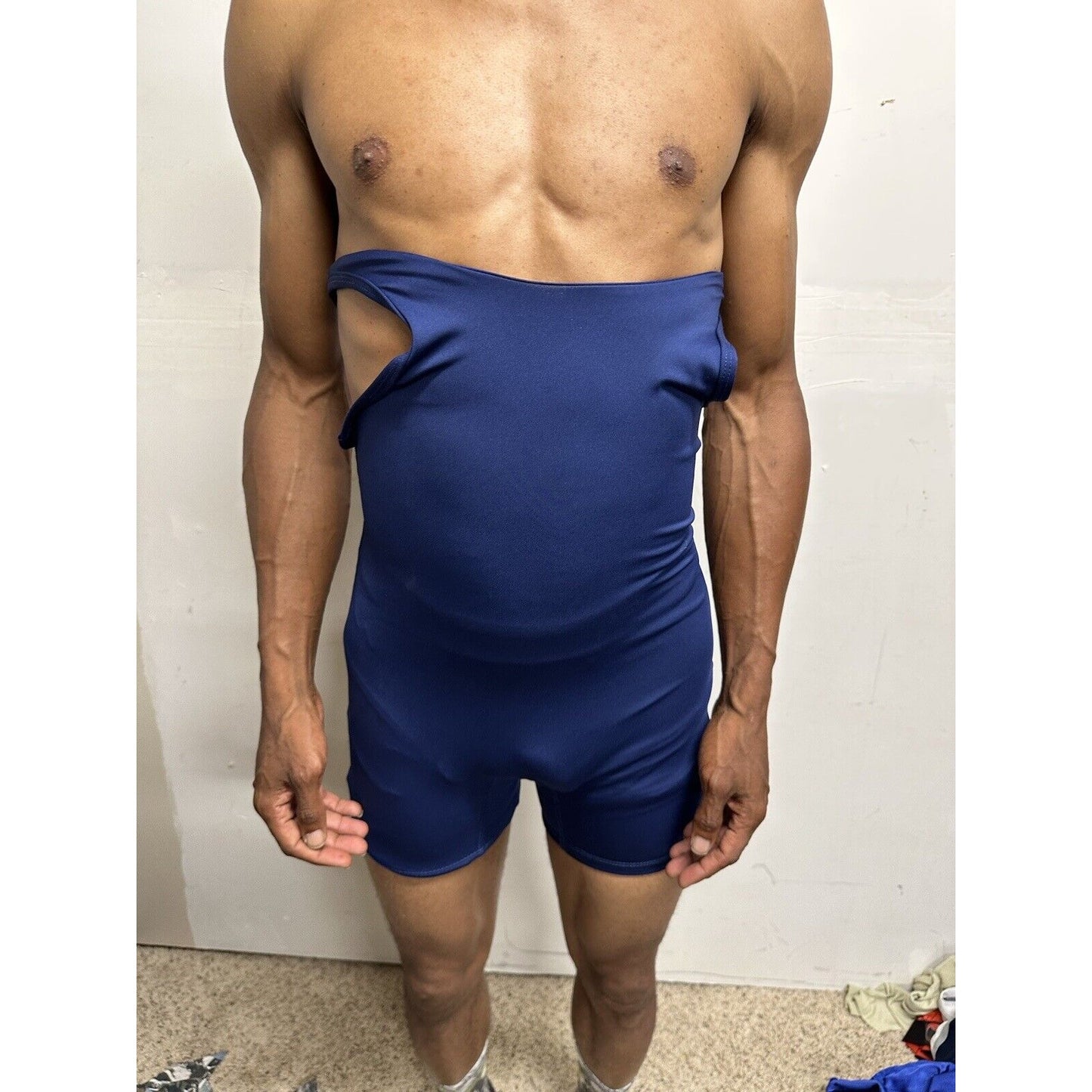 Youth Boy’s XL Wrestling Singlet Navy Blue