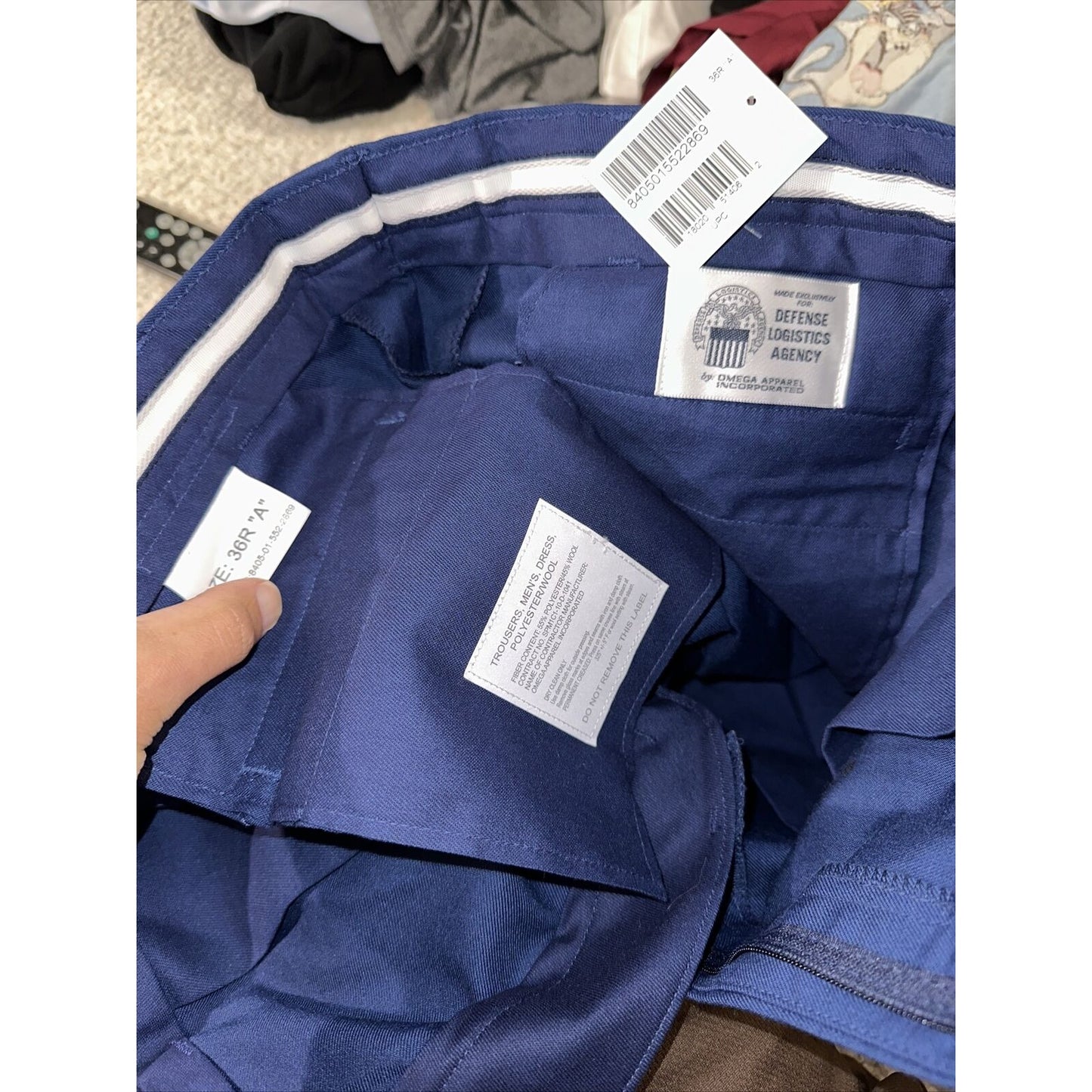 Men’s 36R - A Army Trousers Dress Polyester Wool Defense Logistics