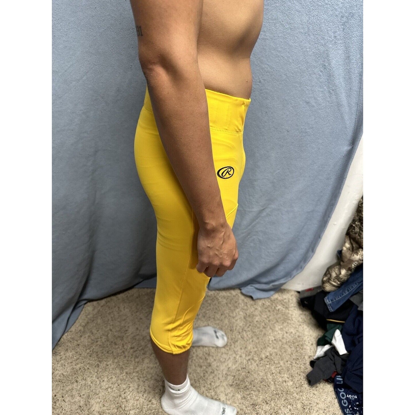 Men’s Gold / Yellow Rawlings Football Pants Medium