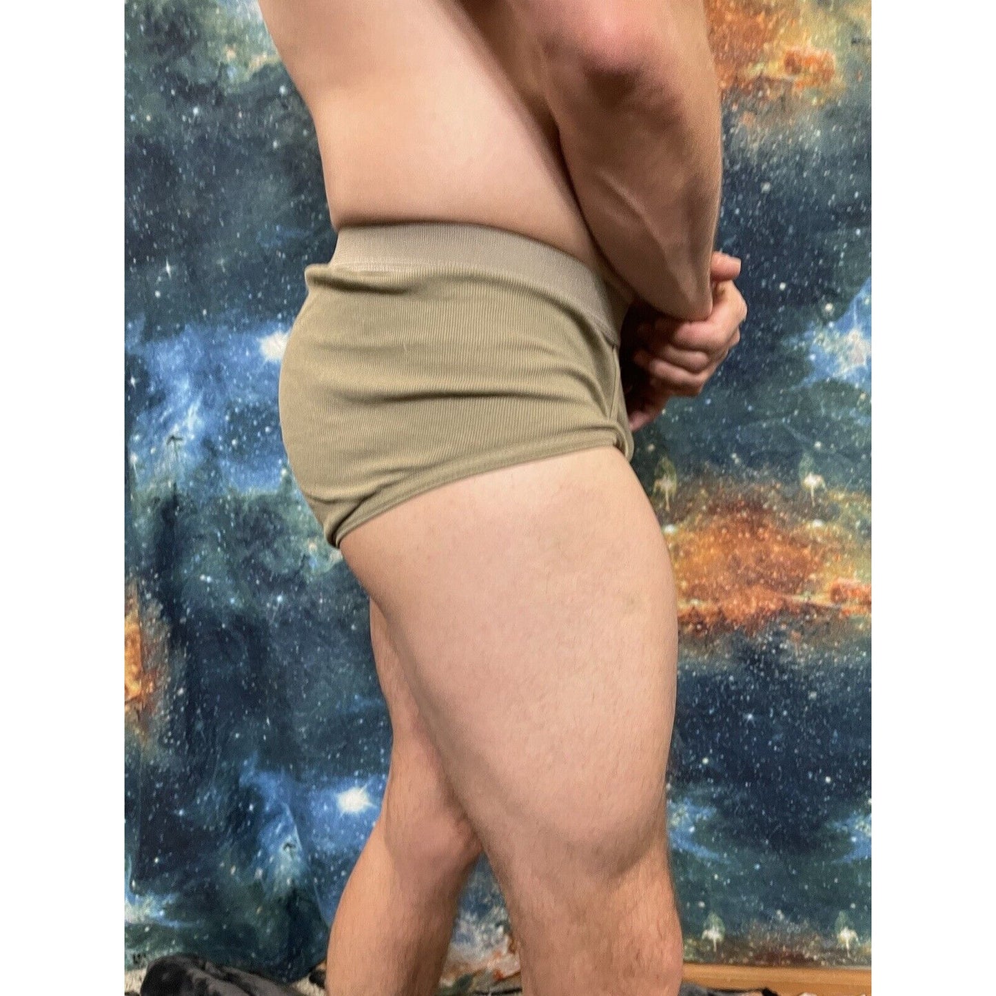 Men’s Soffe Military Briefs Tan Size 32