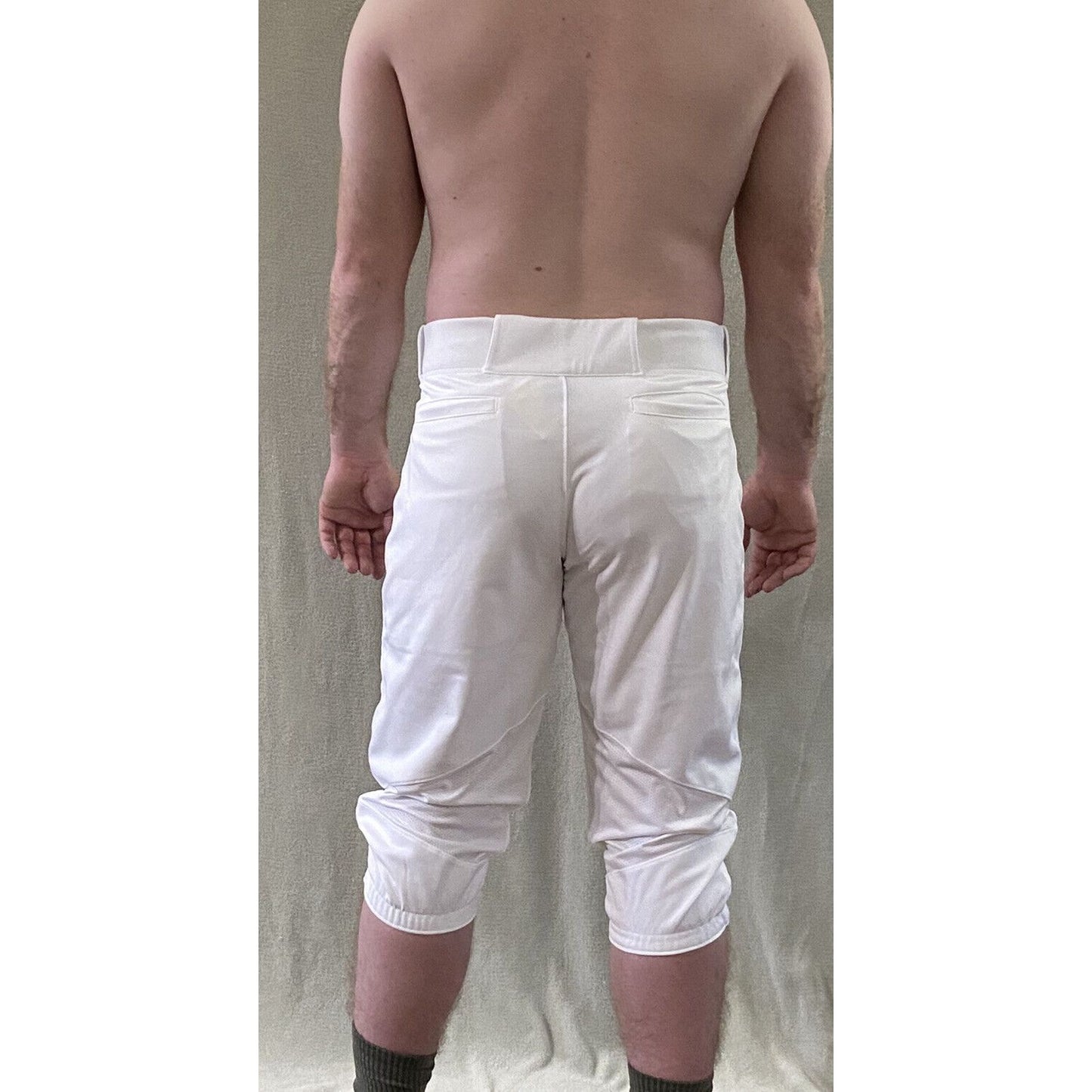 NIKE BSBL Men’s Large White Polyester Baseball Pants