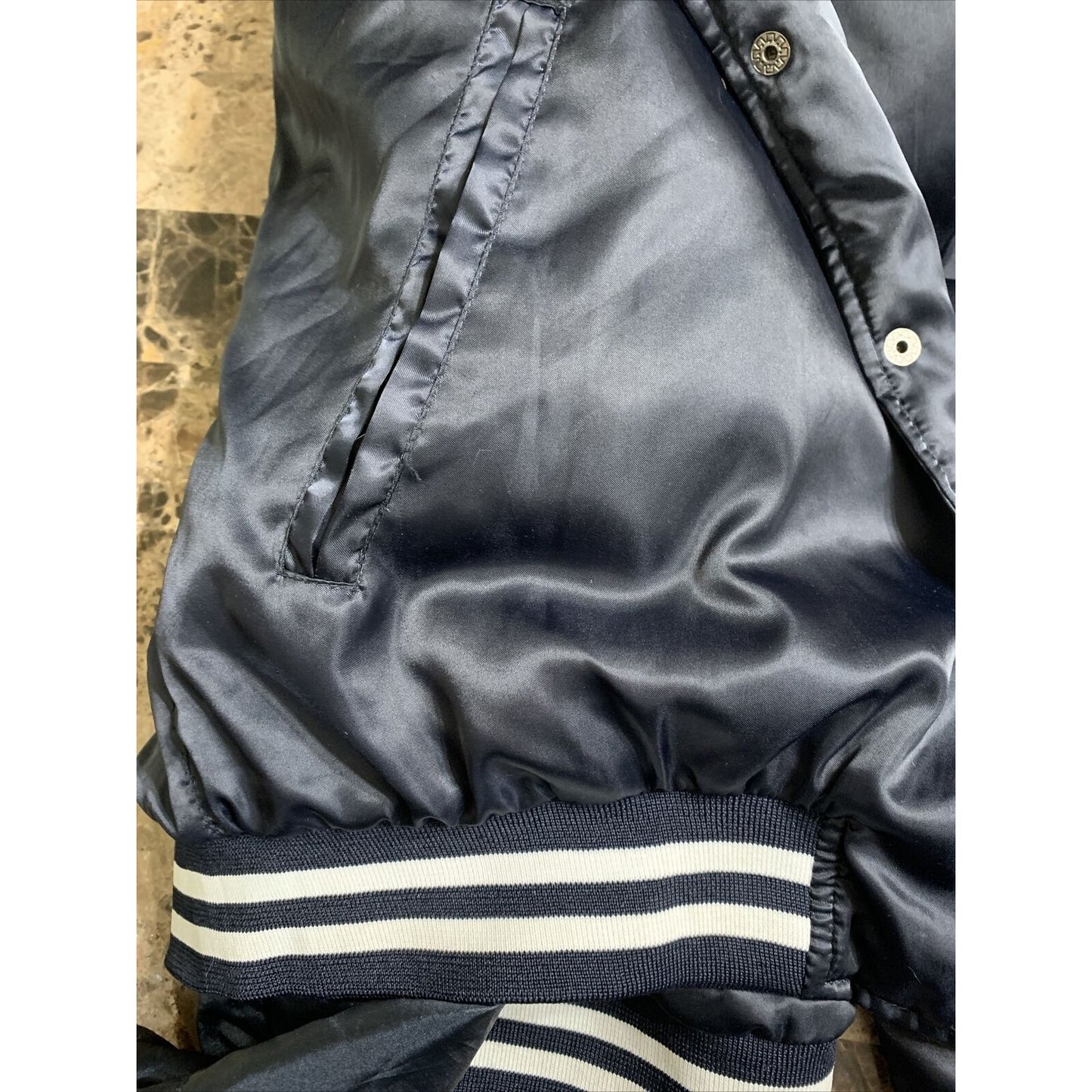 Men’s Carbon Small Black Button Jacket 100% Polyester
