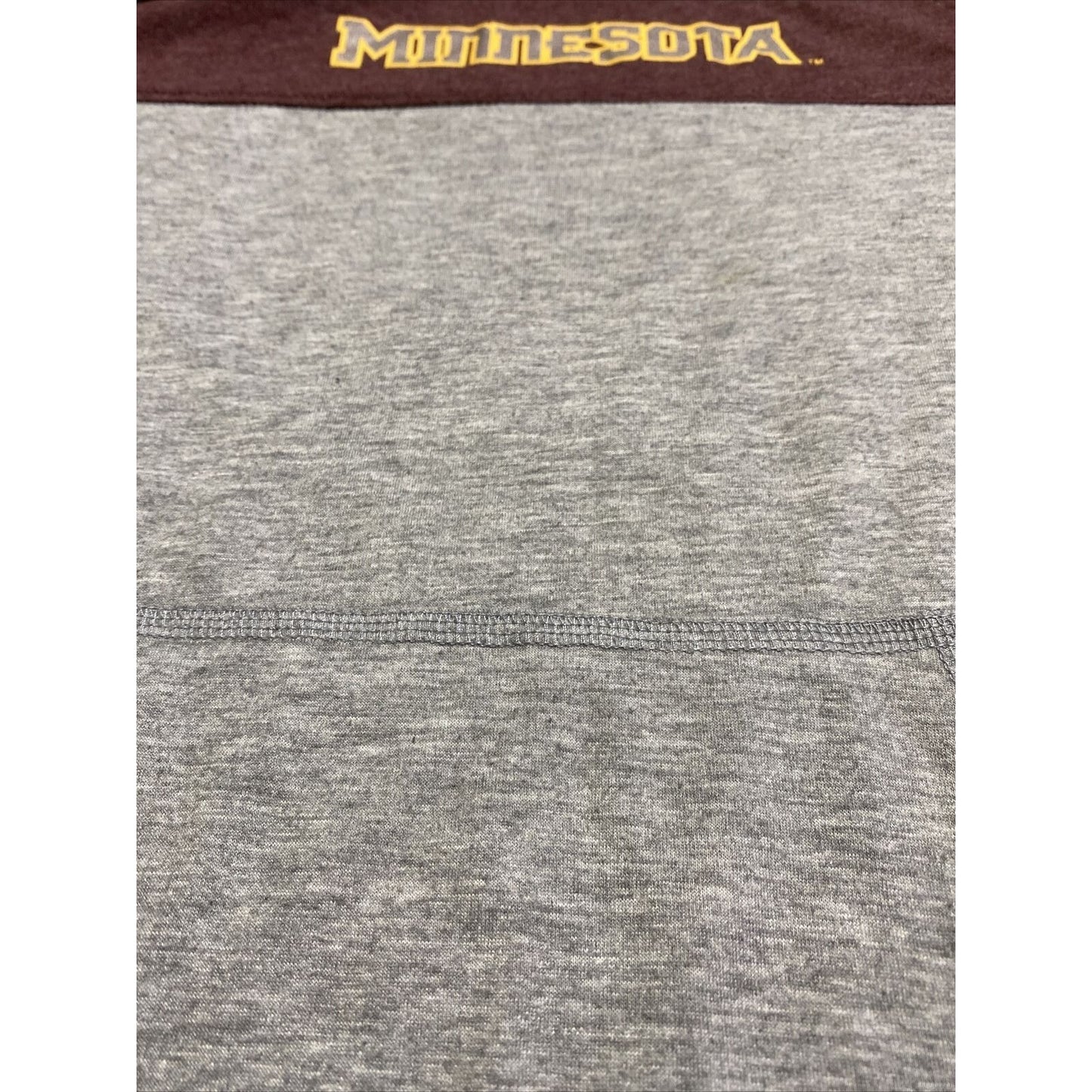 Champion MINNESOTA GOLDEN GOPHERS Men’s Large Burgundy Gray Sweatshirt Hoodie