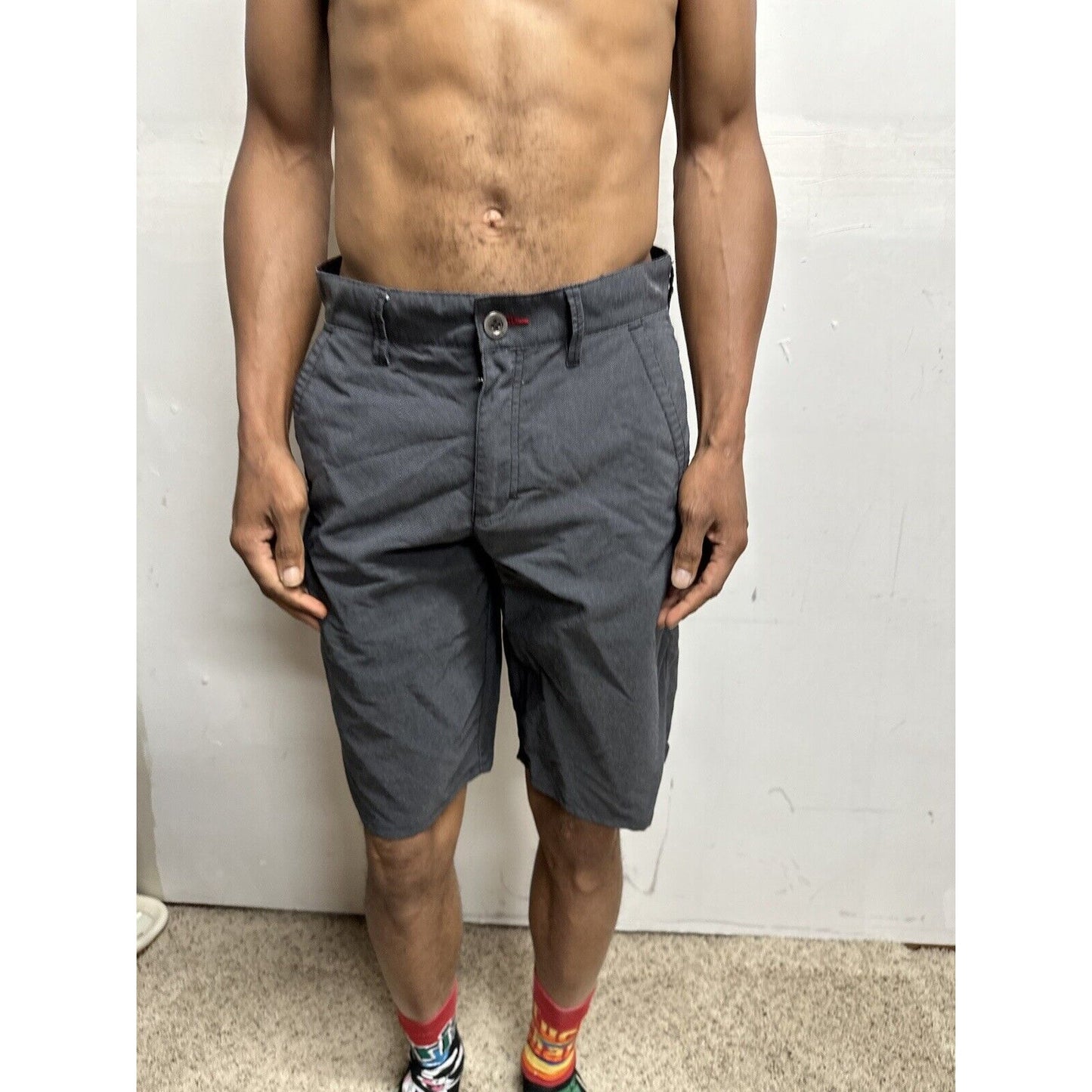 Men’s Next Level Series Tony Hawk Gray Black Size 30 Shorts