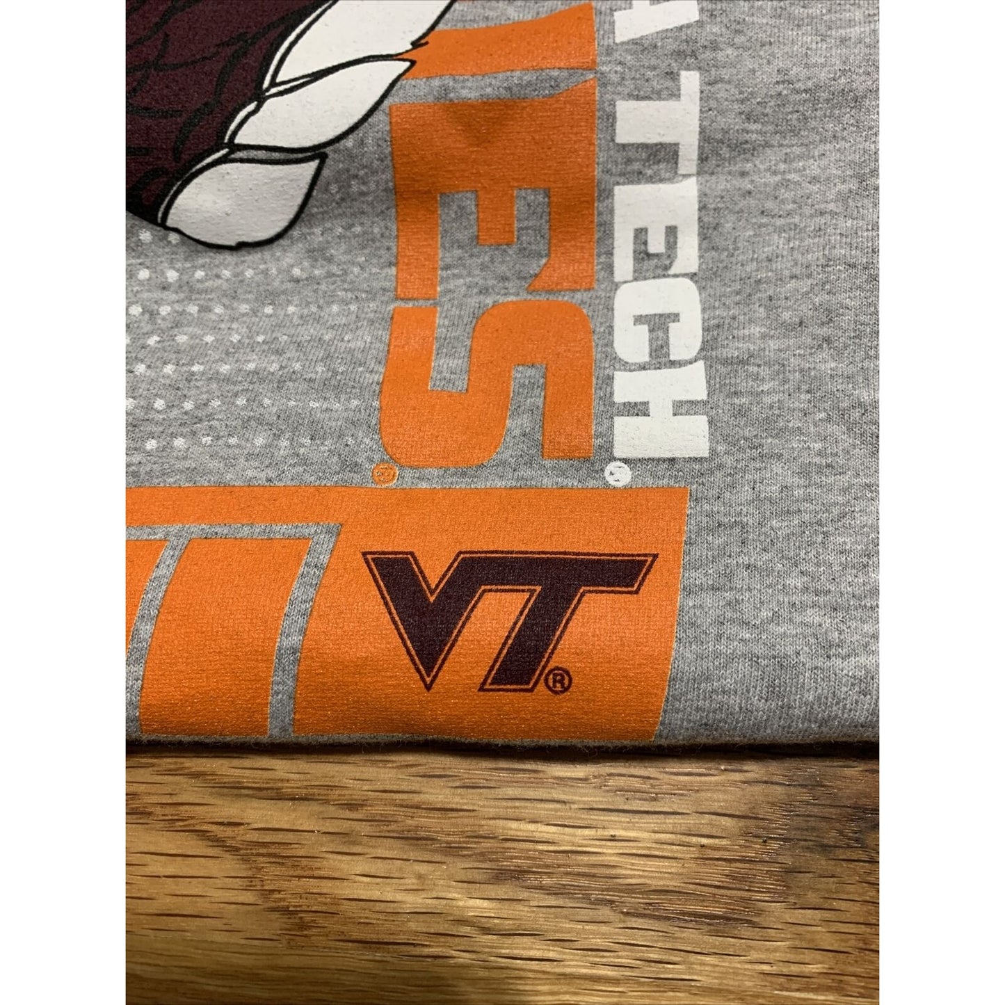 Virginia Tech Hokies VT Youth XL Gray T-Shirt