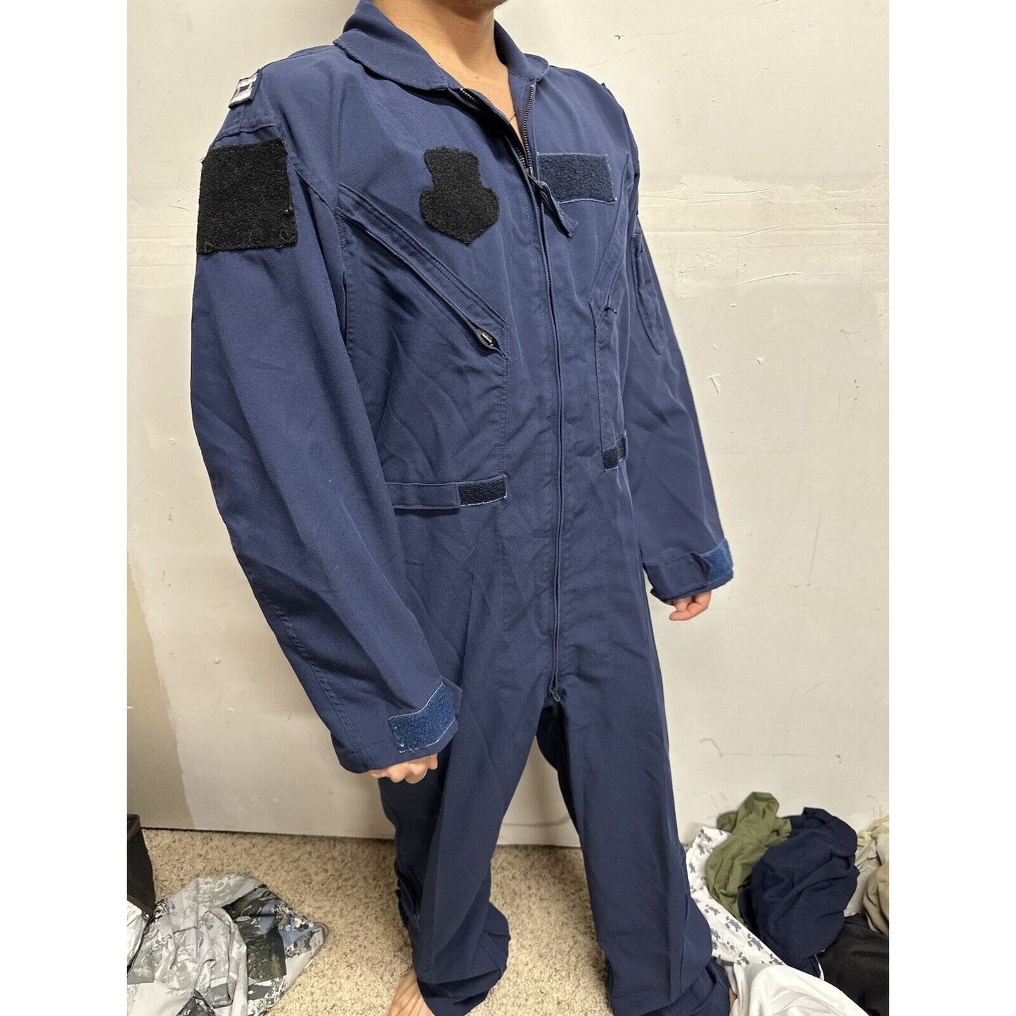 Vtg 90sSAC Missile Crew Coveralls Military USAF Jumpsuit Mechanic Flightsuit 42R
