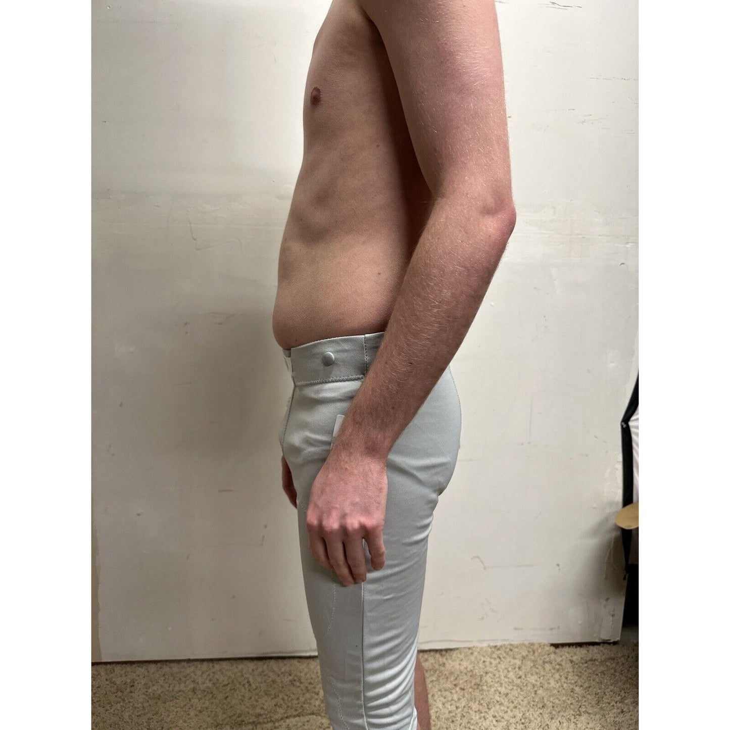 teen boys XXL russell athletic gray football pants