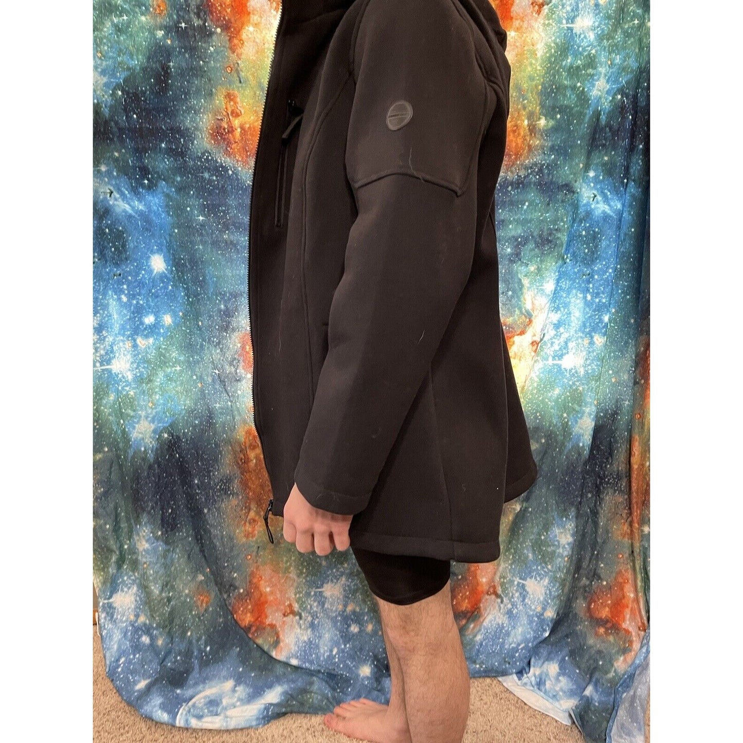 Men's Black Andrew Marc XXL jacket cotton polyester