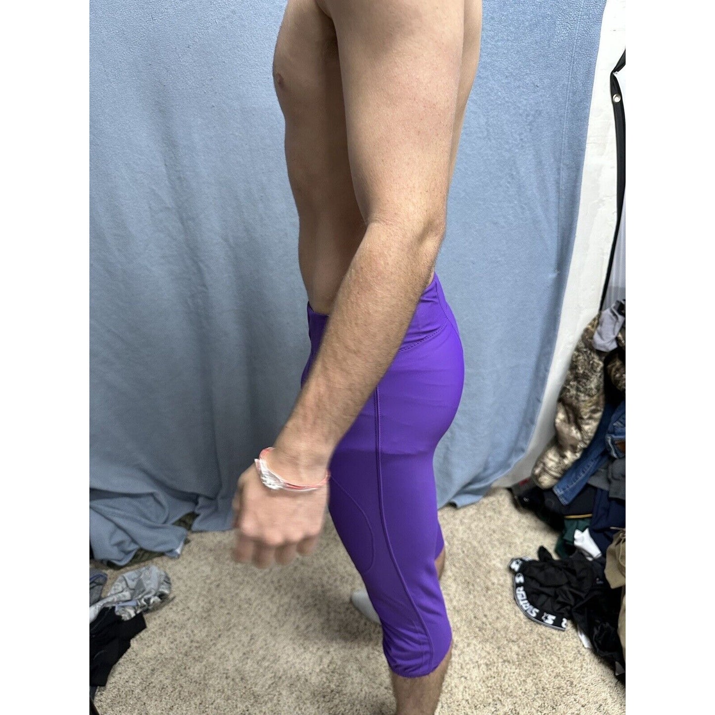 Men’s Rawlings Football Pants Medium Purple