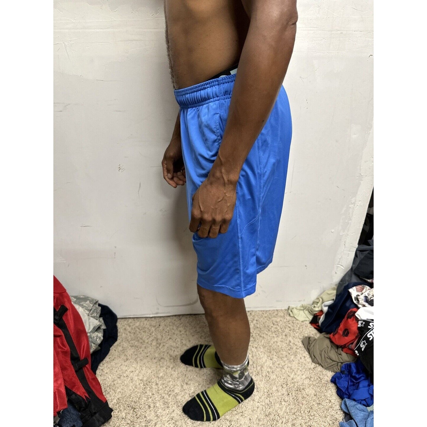 Men’s Blue Loose Small Under Armour Athletic Shorts With Pockets