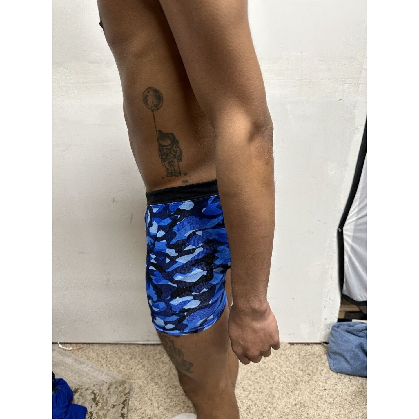 Boys XL blue Camo Hanes boxer briefs